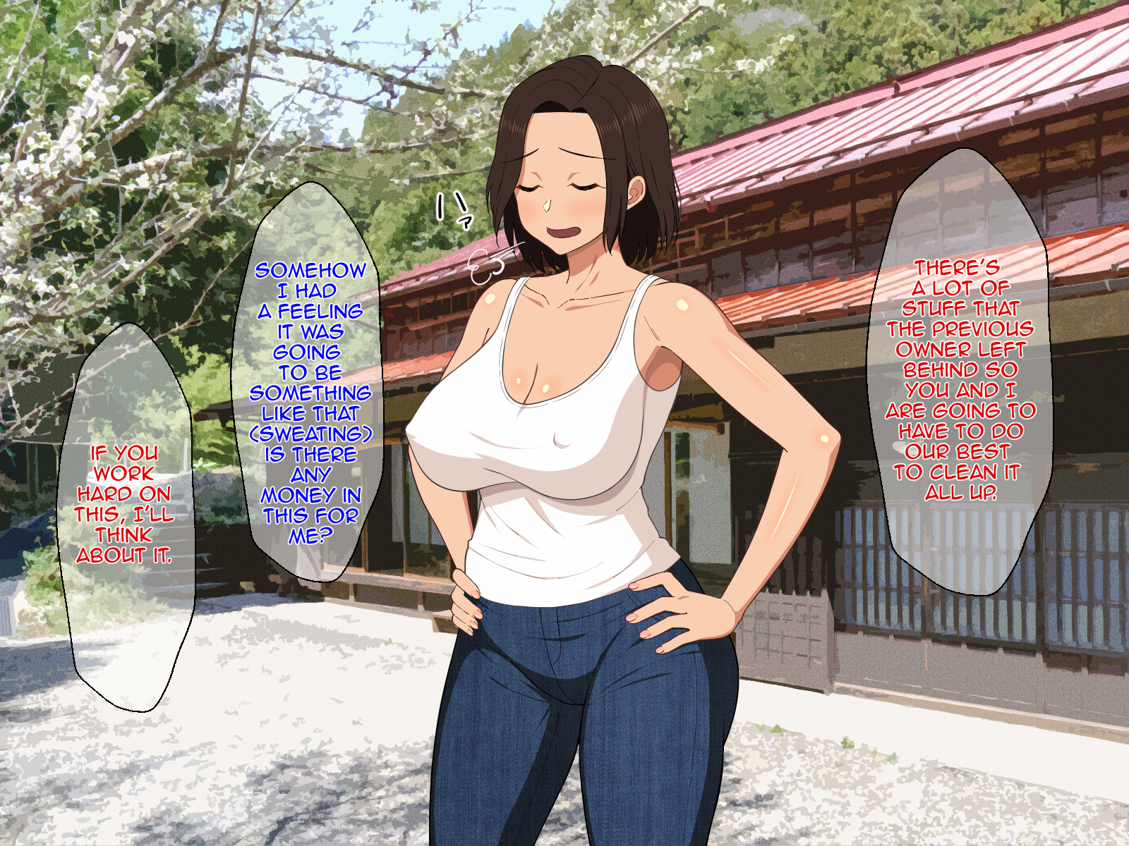 Запретная страсть матери и сына в потной деревне середины лета - Image 9