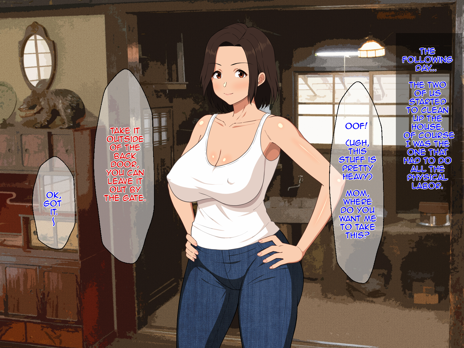 Запретная страсть матери и сына в потной деревне середины лета - Image 10