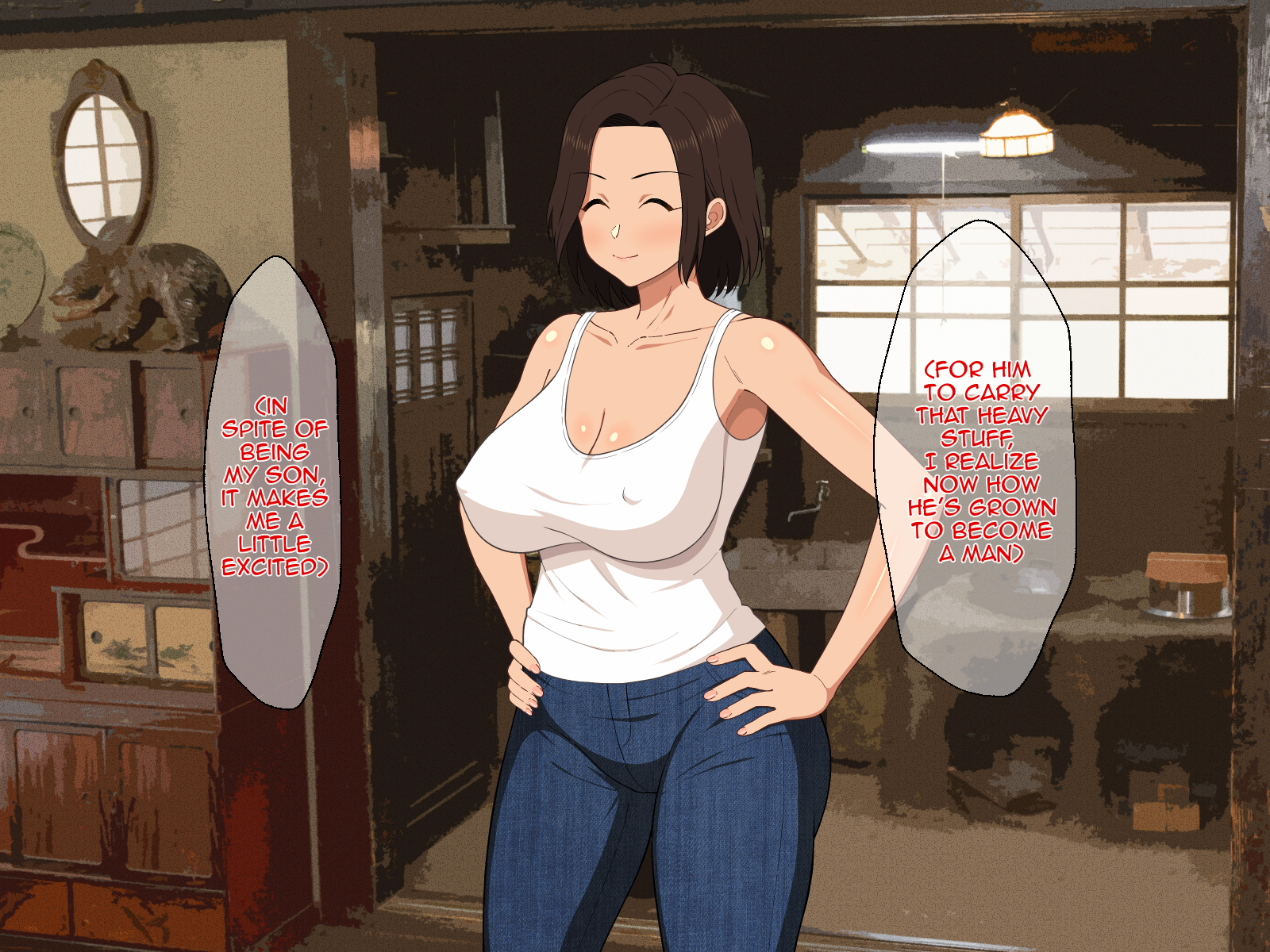 Запретная страсть матери и сына в потной деревне середины лета - Image 11