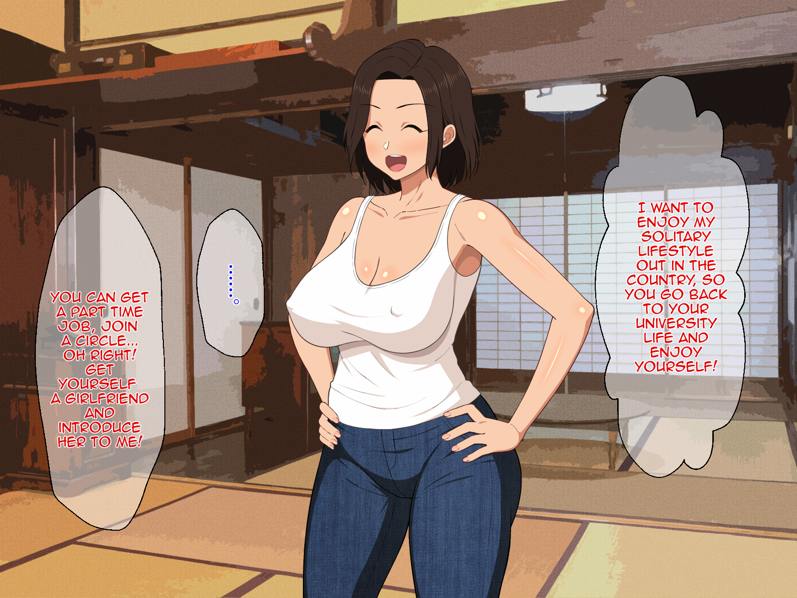 Запретная страсть матери и сына в потной деревне середины лета - Image 50