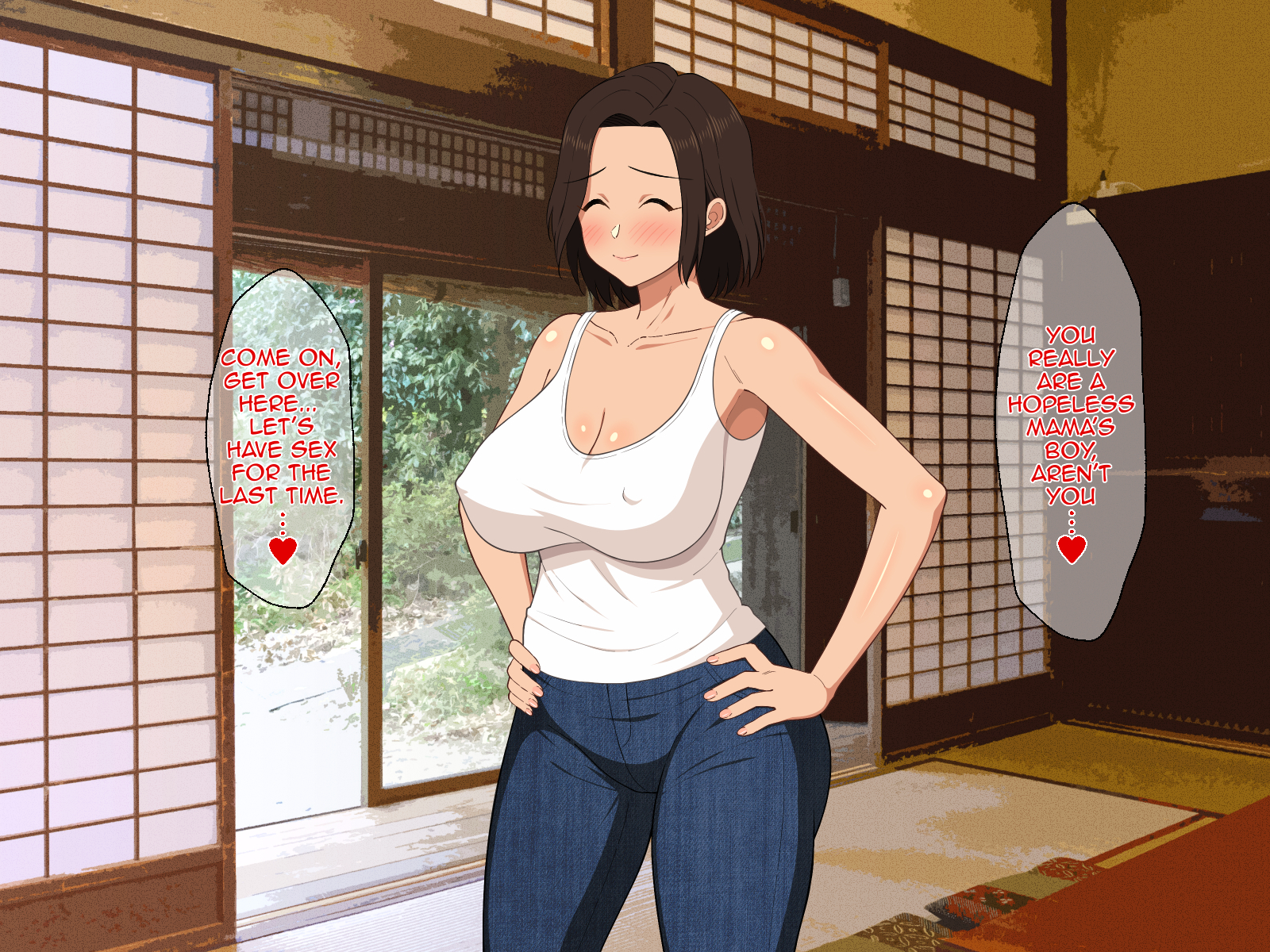 Запретная страсть матери и сына в потной деревне середины лета - Image 123