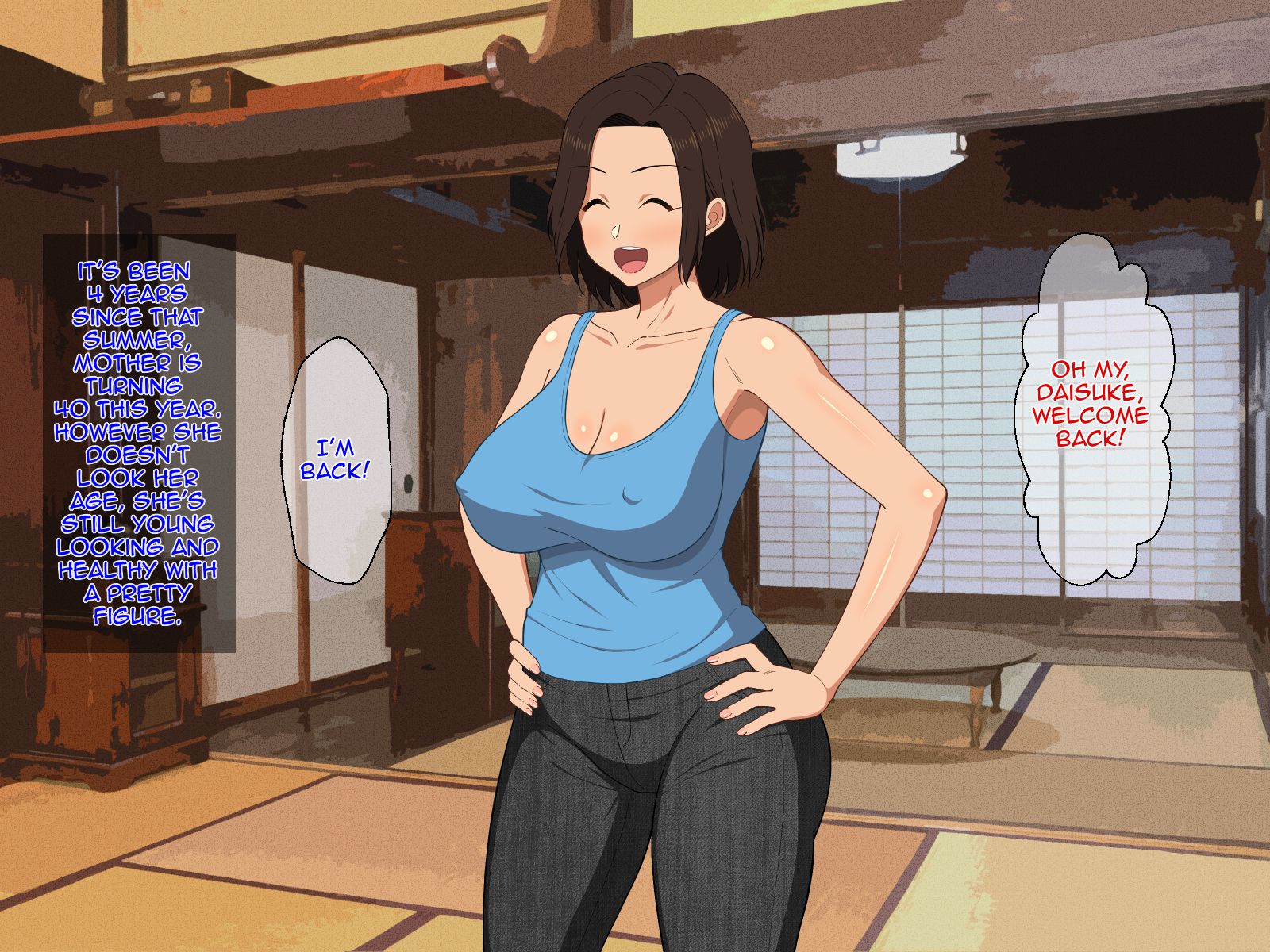 Запретная страсть матери и сына в потной деревне середины лета - Image 162