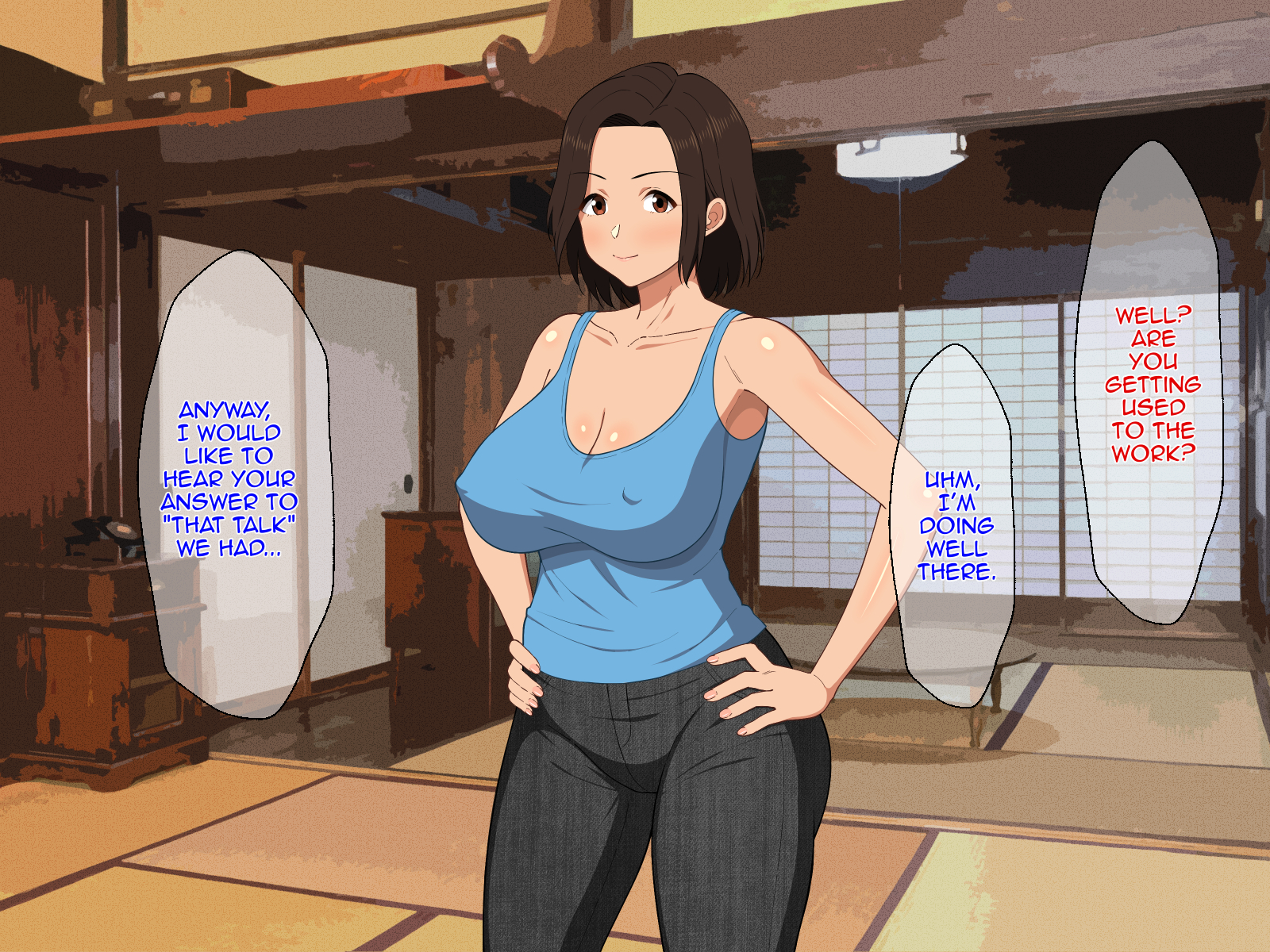 Запретная страсть матери и сына в потной деревне середины лета - Image 163