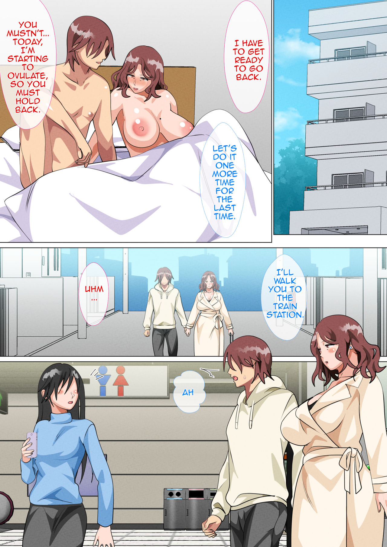 Madre caliente visita a su hijo en Tokio para desvirgarlo - Image 95