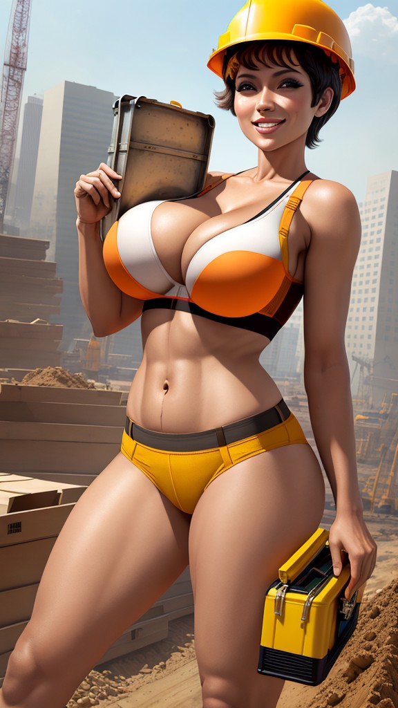 Chicas musculosas de construcción lucen abdominales marcados - Image 28