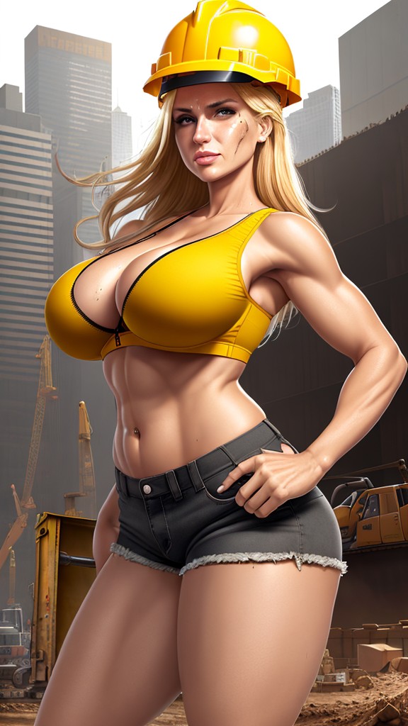 Chicas musculosas de construcción lucen abdominales marcados - Image 38