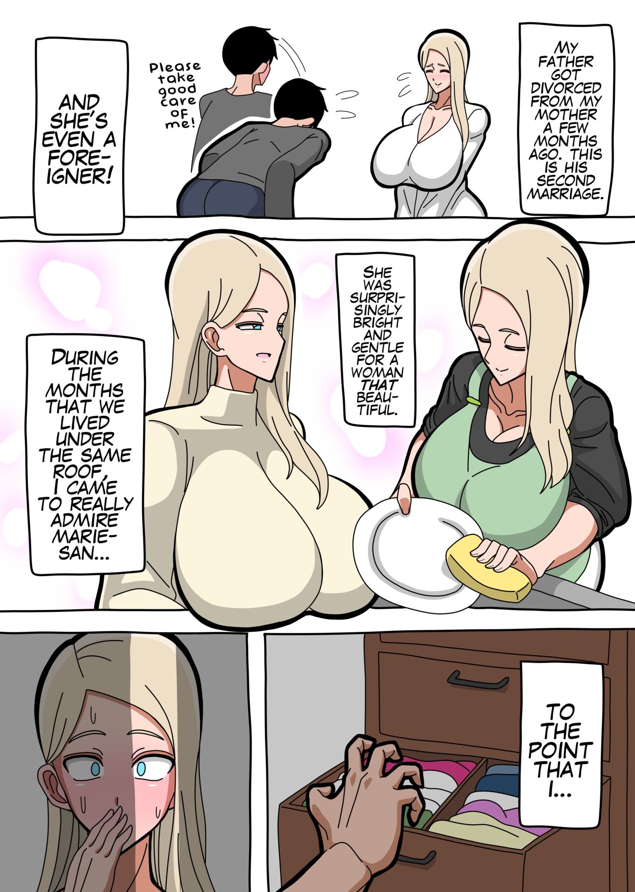 Meine Stiefmutter und Stiefschwester lieben es, meine Freundin und mich zu ficken - Image 3