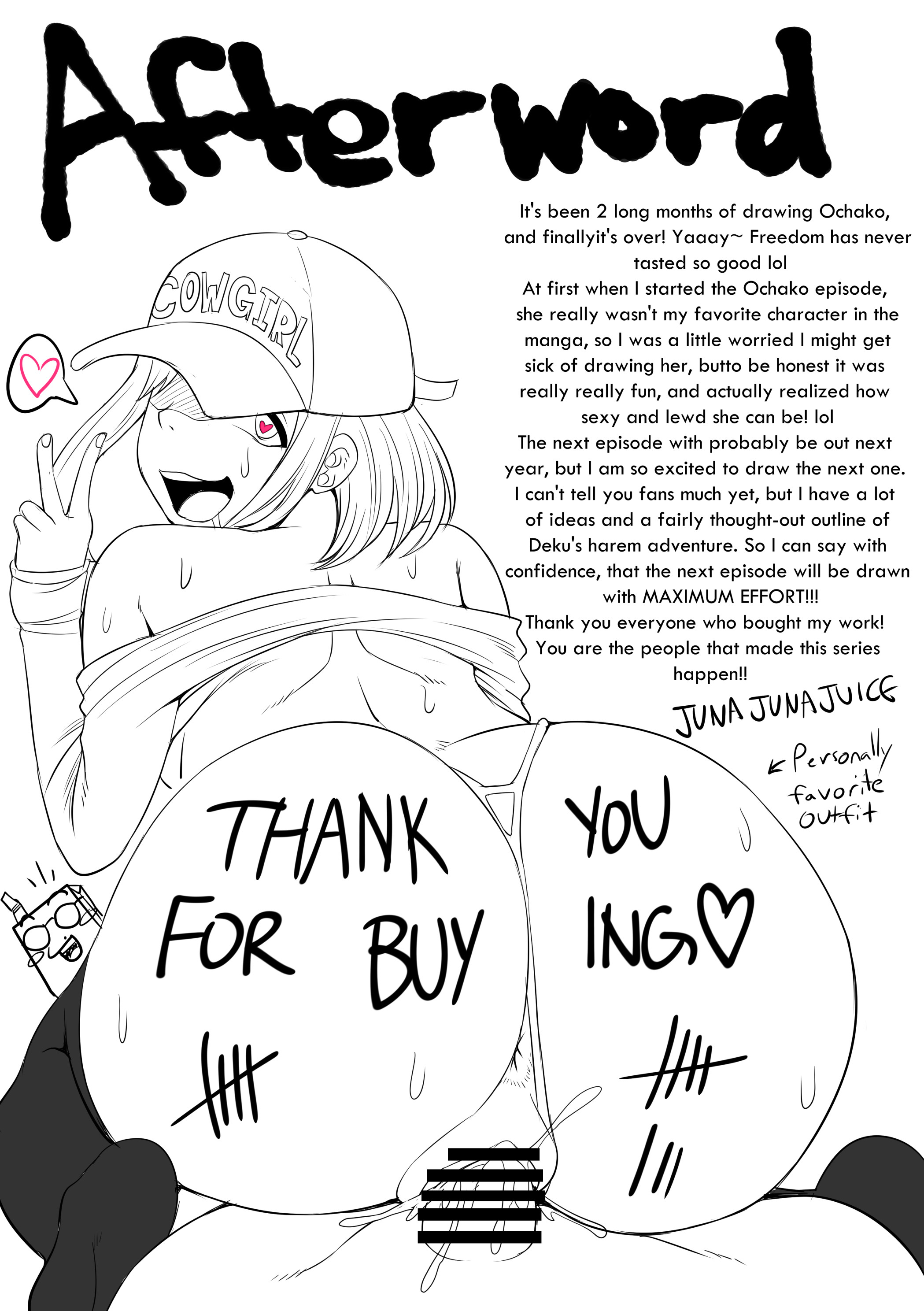 Uraraka chupa a Deku en Mi Harem Academia - Image 56