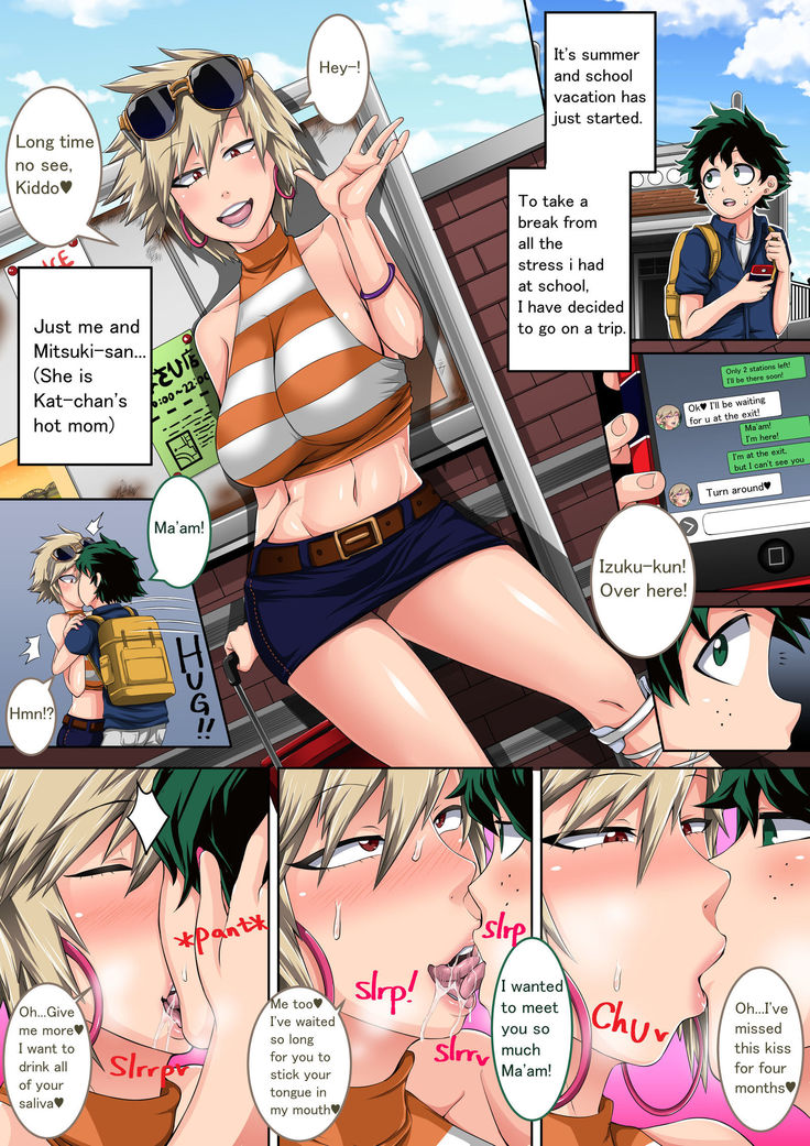 Verano de milf puta: follando a la madre de Bakugo en mi academia de harem - Image 3