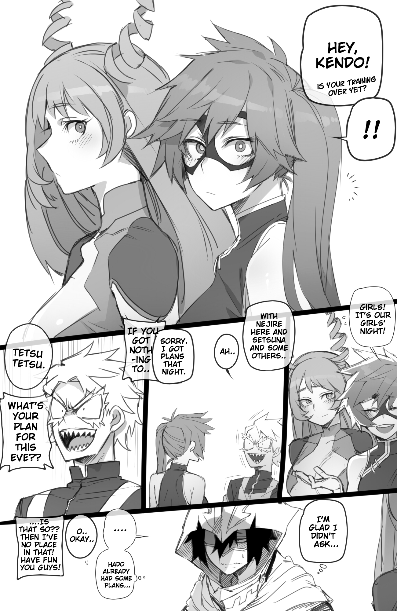 Busen-Harem-Sklavinnen von My Hero Academia, Weihnachts-Comic - Image 2
