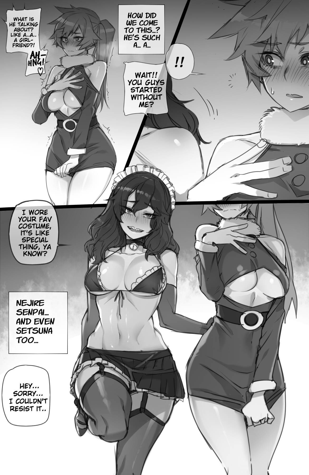 Busen-Harem-Sklavinnen von My Hero Academia, Weihnachts-Comic - Image 5