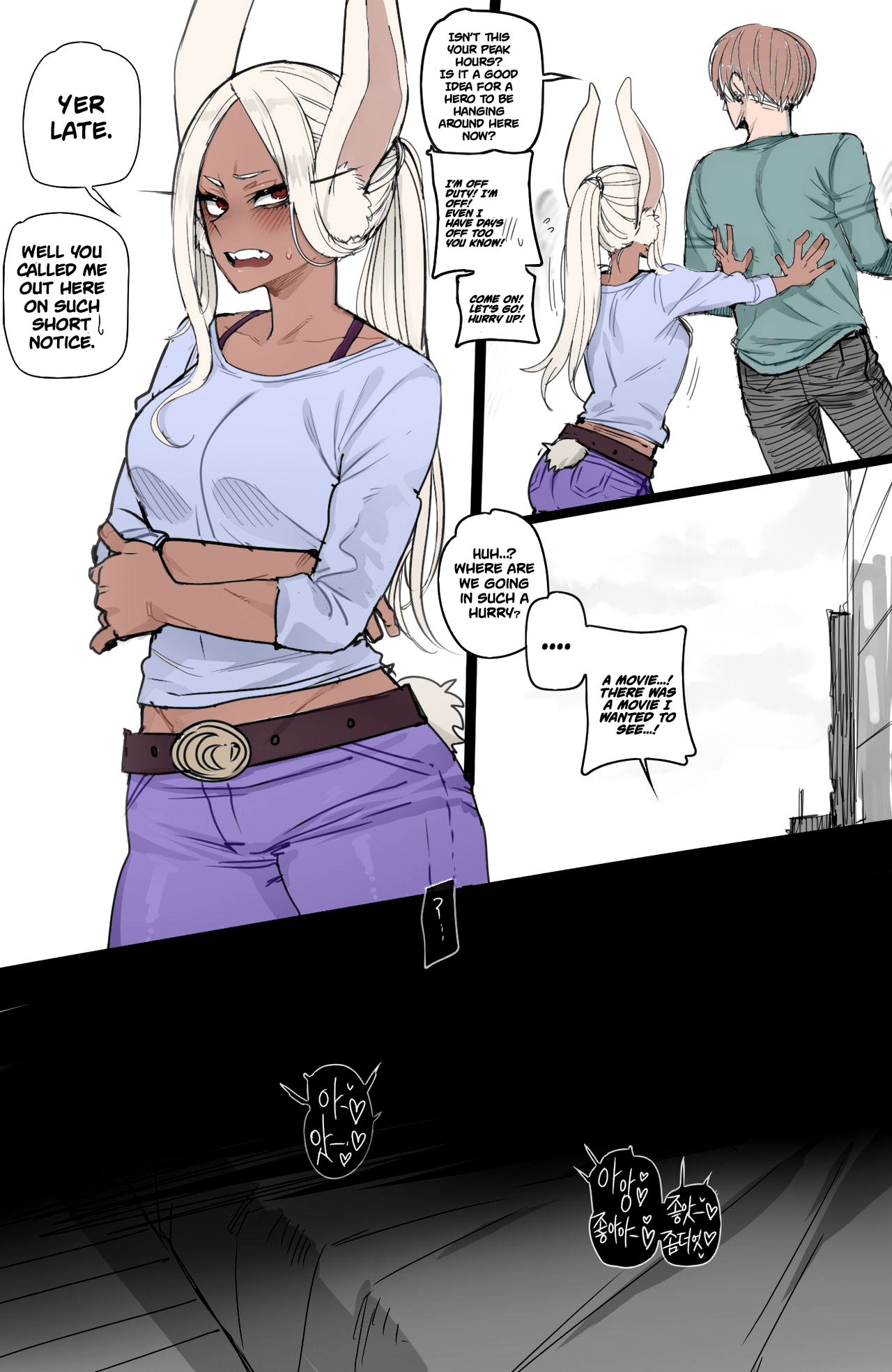 Кролик-девочка Руми Усагияма кончают внутрь в хентае «Мой герой» - Image 18