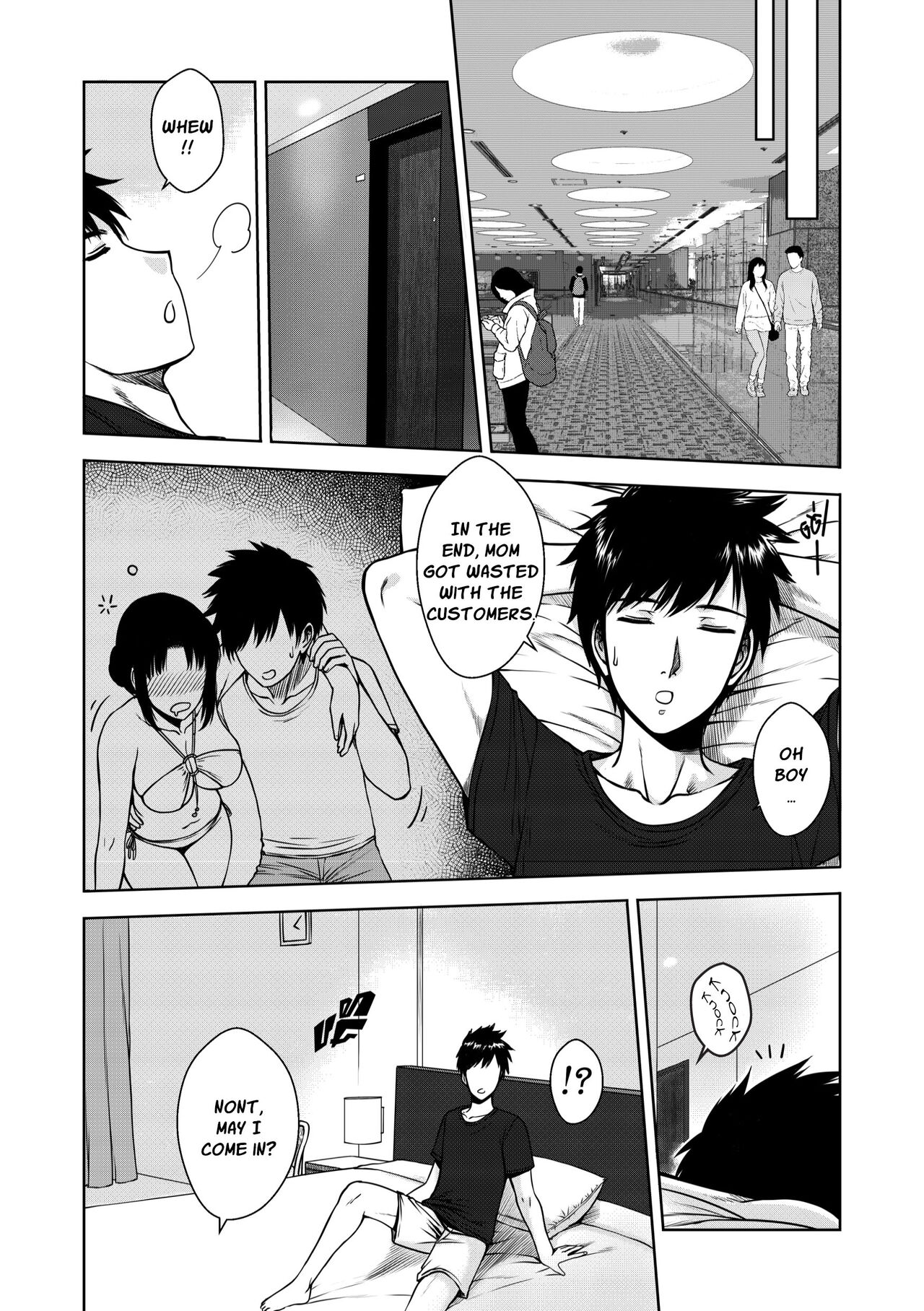 Пьяная мама с большими грудями соблазняет сына большими грудями и мокрой пиздой - Image 23