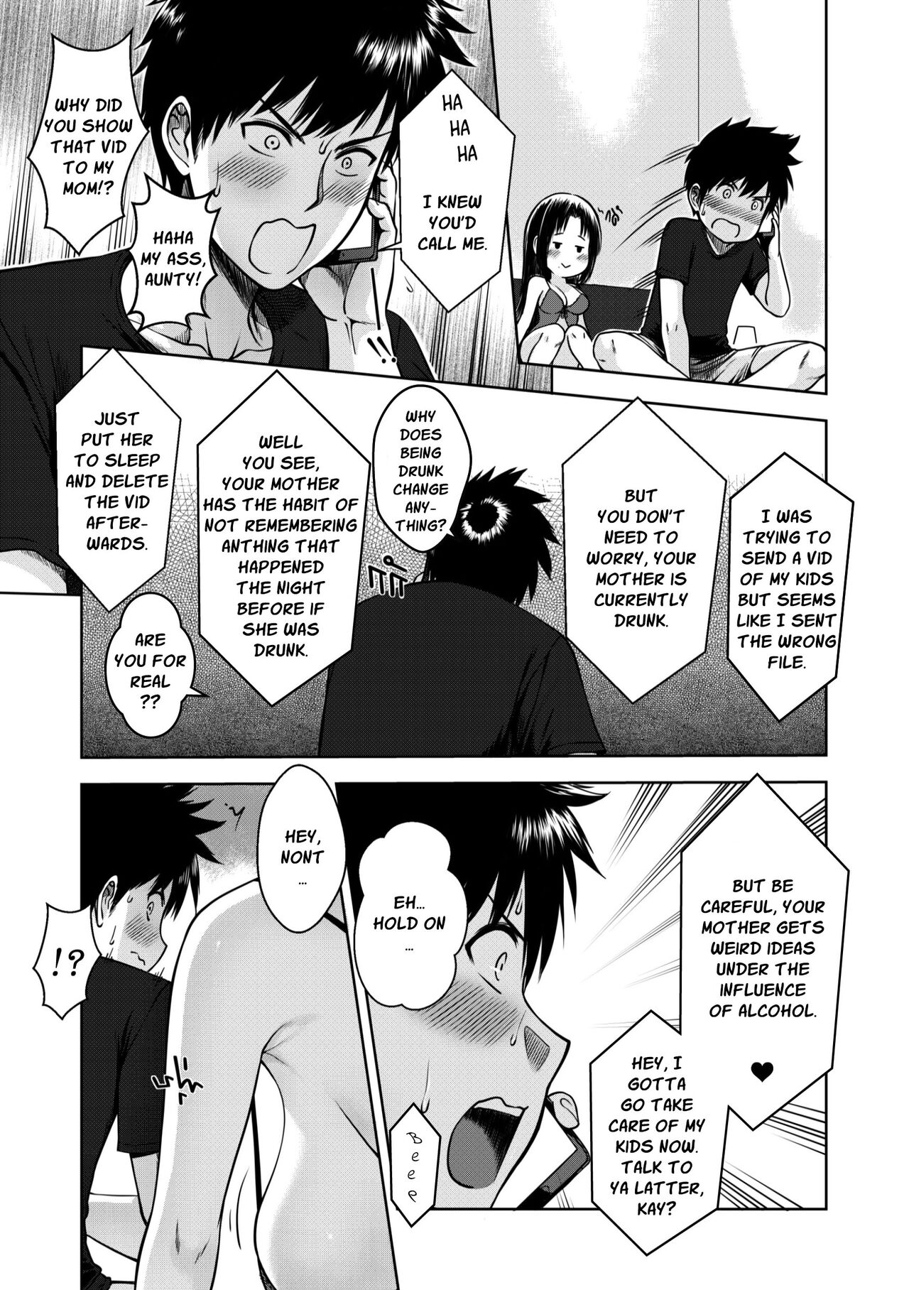 Пьяная мама с большими грудями соблазняет сына большими грудями и мокрой пиздой - Image 27