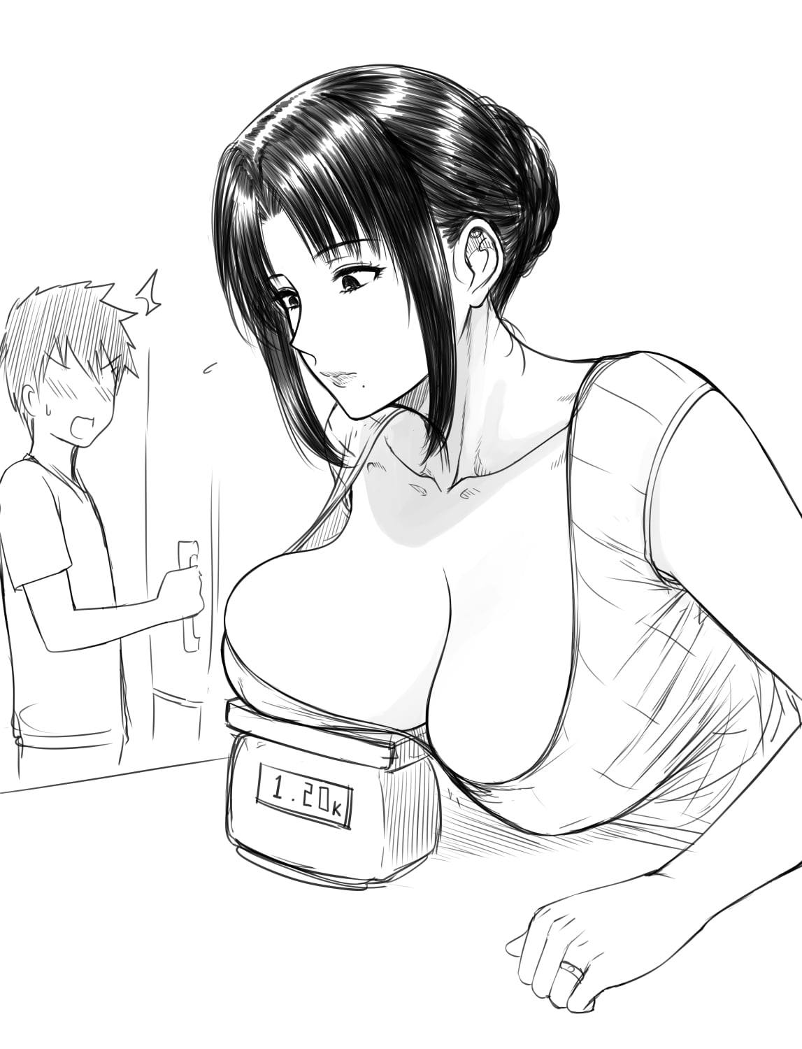 Пьяная мама с большими грудями соблазняет сына большими грудями и мокрой пиздой - Image 120