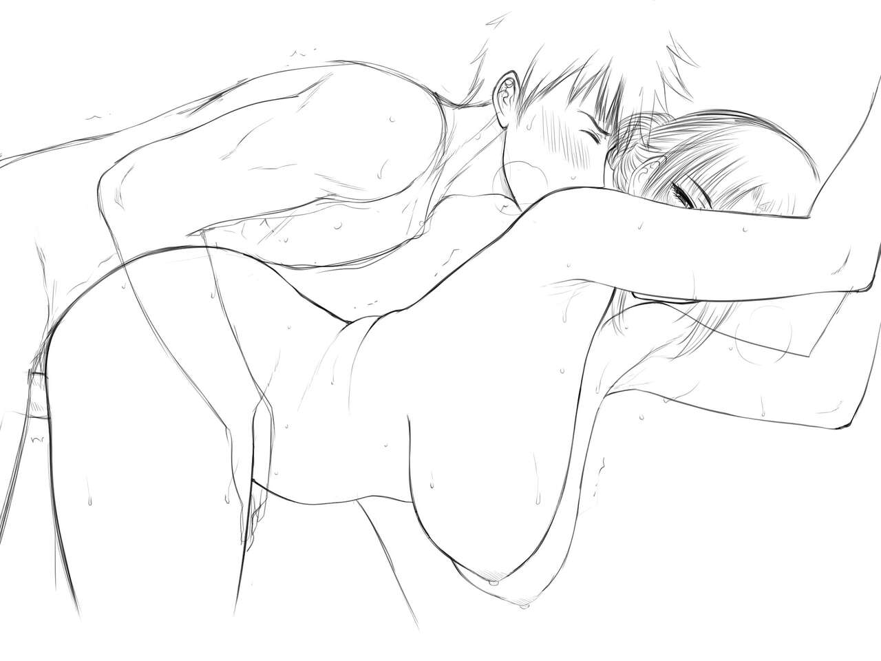 Пьяная мама с большими грудями соблазняет сына большими грудями и мокрой пиздой - Image 129