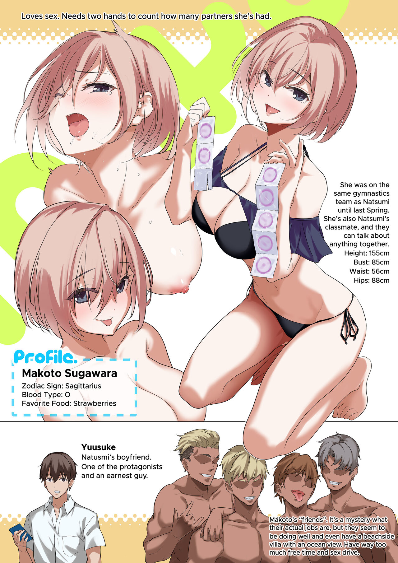 Sexy Turnerin-Freundin betrügt mit gebräuntem Hentai-Chad - Image 2