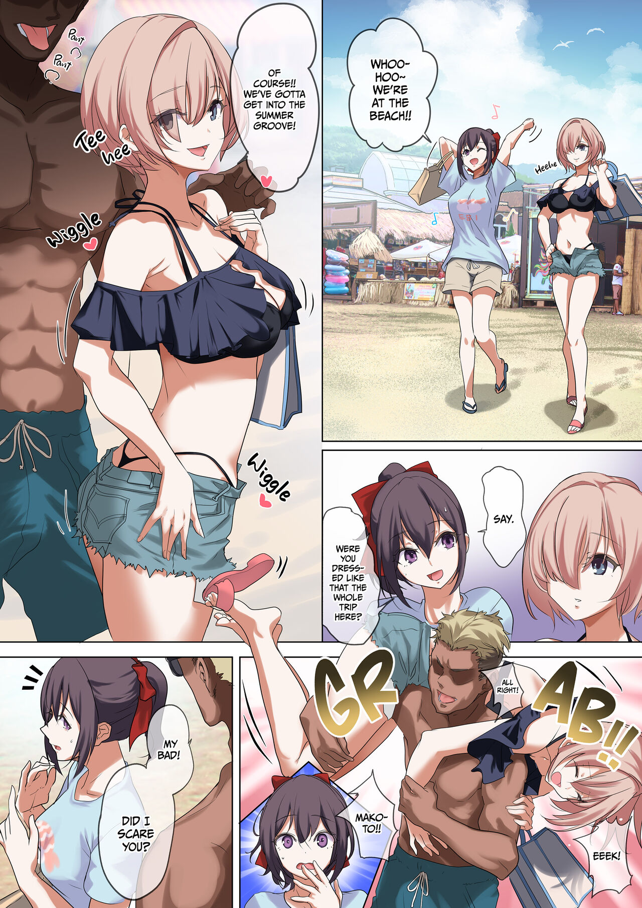 Sexy Turnerin-Freundin betrügt mit gebräuntem Hentai-Chad - Image 19