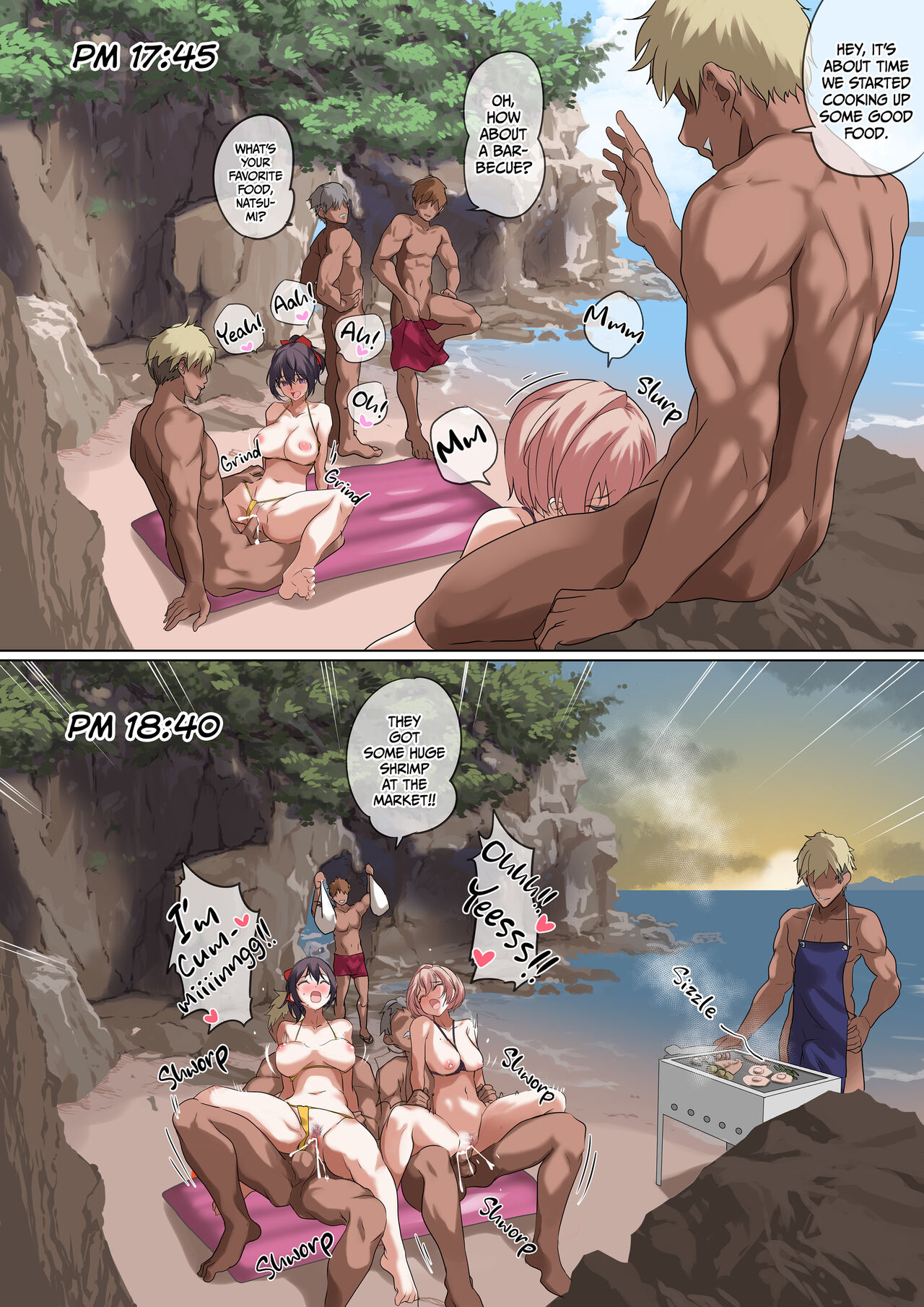 Sexy Turnerin-Freundin betrügt mit gebräuntem Hentai-Chad - Image 67