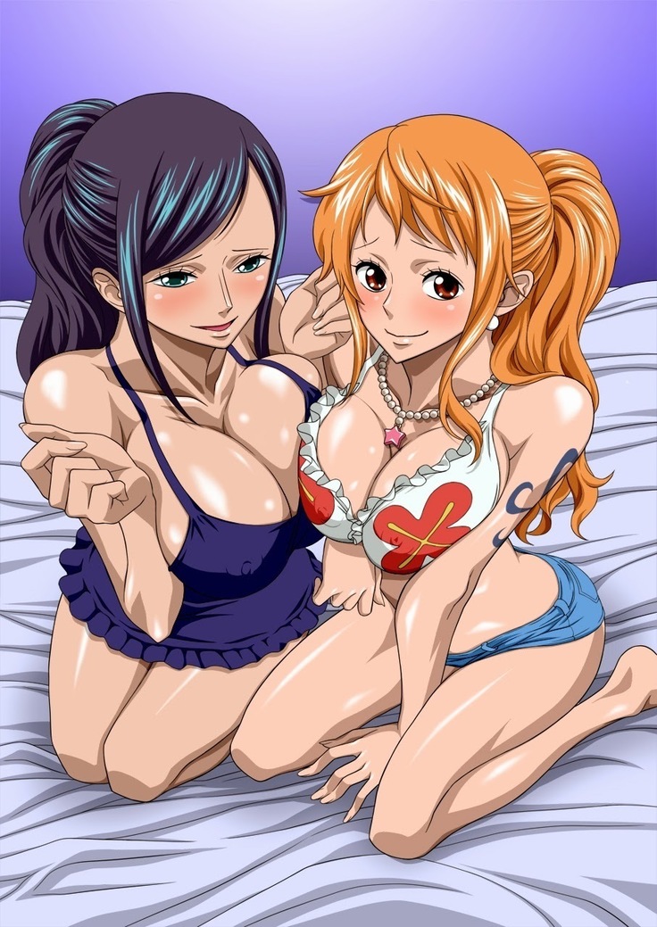 Nami Robin Dreier: Hentai One Piece Sandwich mit großen Brüsten - Image 2