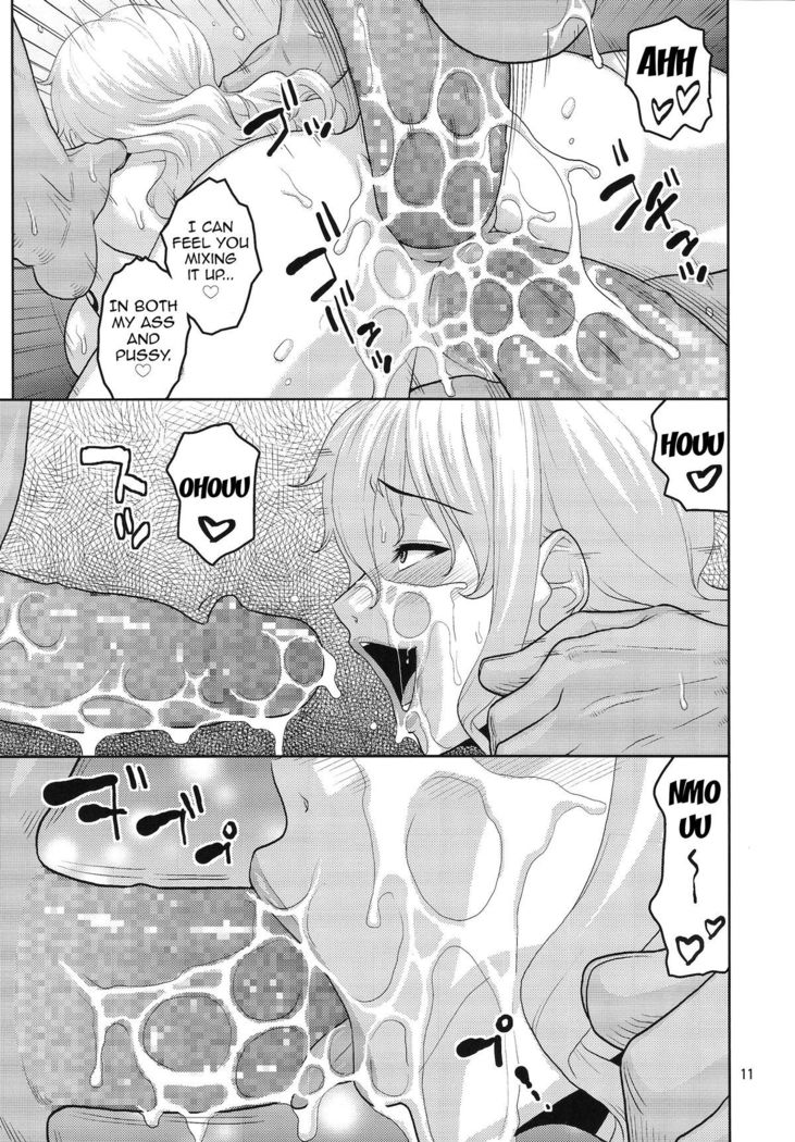 Nami Hentai Doppelpenetration Gangbang von schwarzen Schwänzen - Image 12