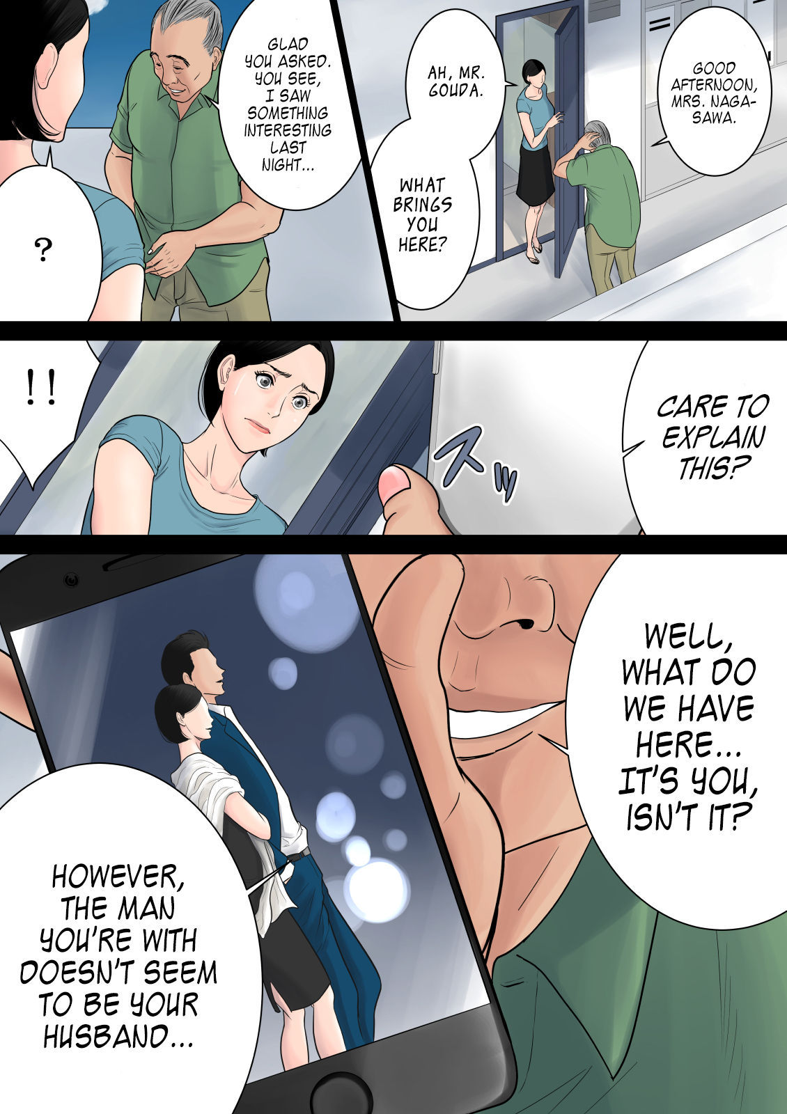 Erpressene fremdgehende Ehefrau von Opa und Nachbarn gefickt - Image 22