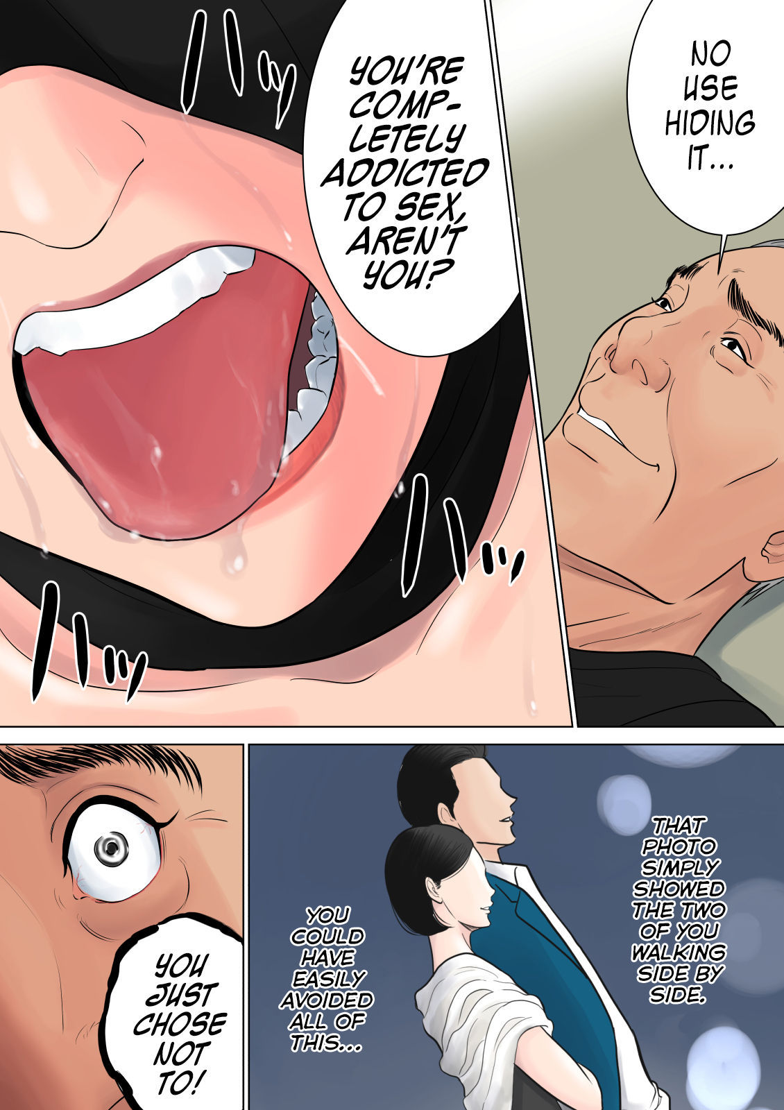 Erpressene fremdgehende Ehefrau von Opa und Nachbarn gefickt - Image 103