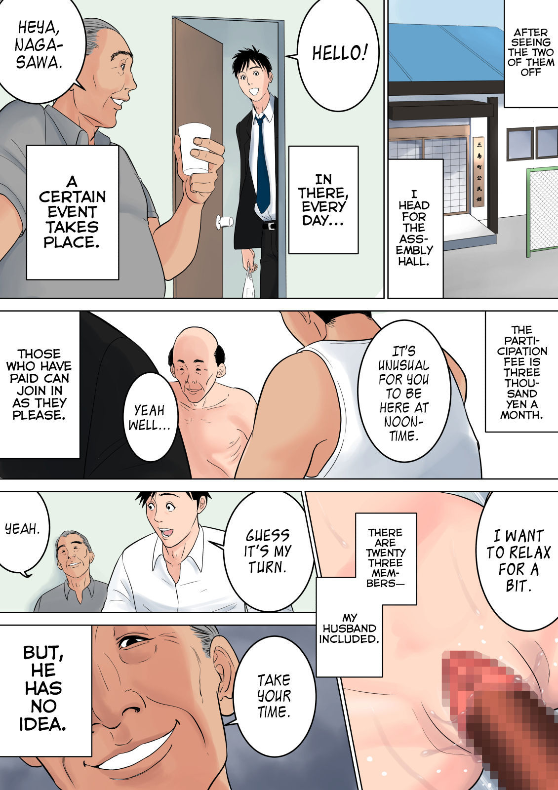 Erpressene fremdgehende Ehefrau von Opa und Nachbarn gefickt - Image 108