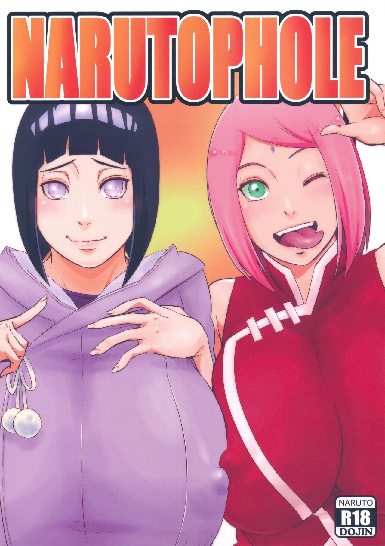 Naruto pounds busty hinata as sakura joins for hardcore fun