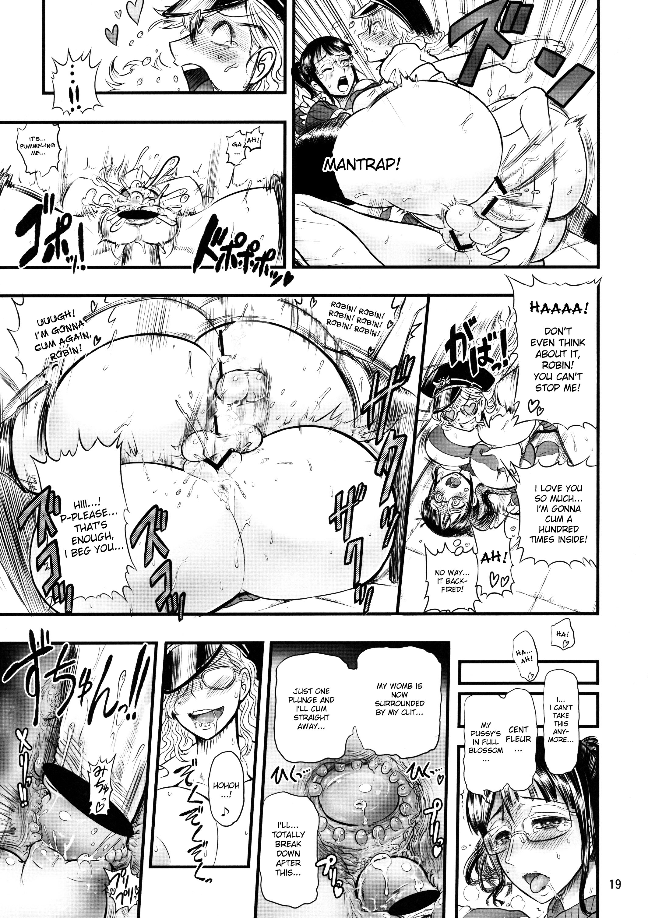 Coquines futanari Dickgirls baisent le pussy de Nico Robin - Image 20