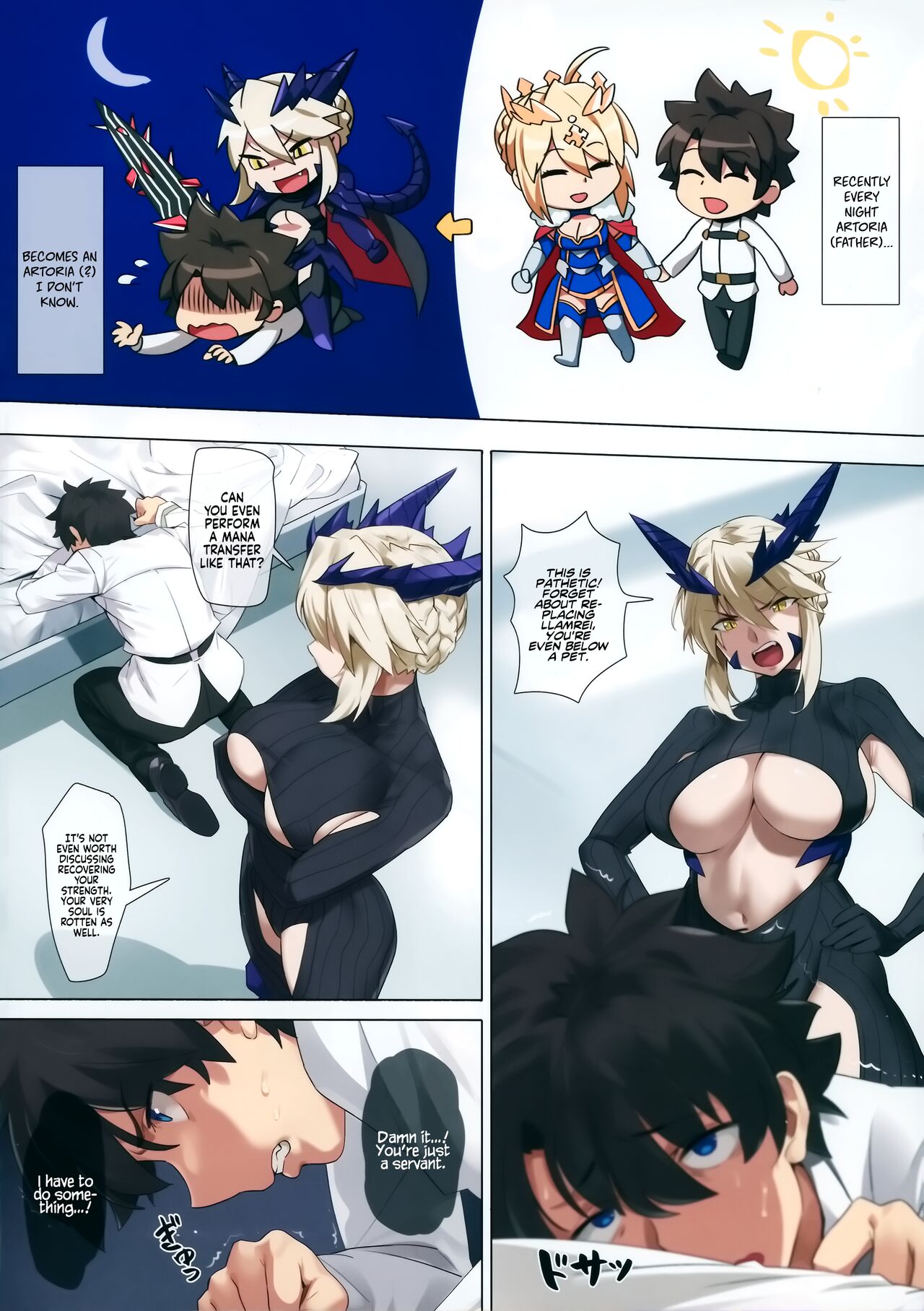 Artoria Pendragon vide les boules d’énergie magique du Maître - Image 4