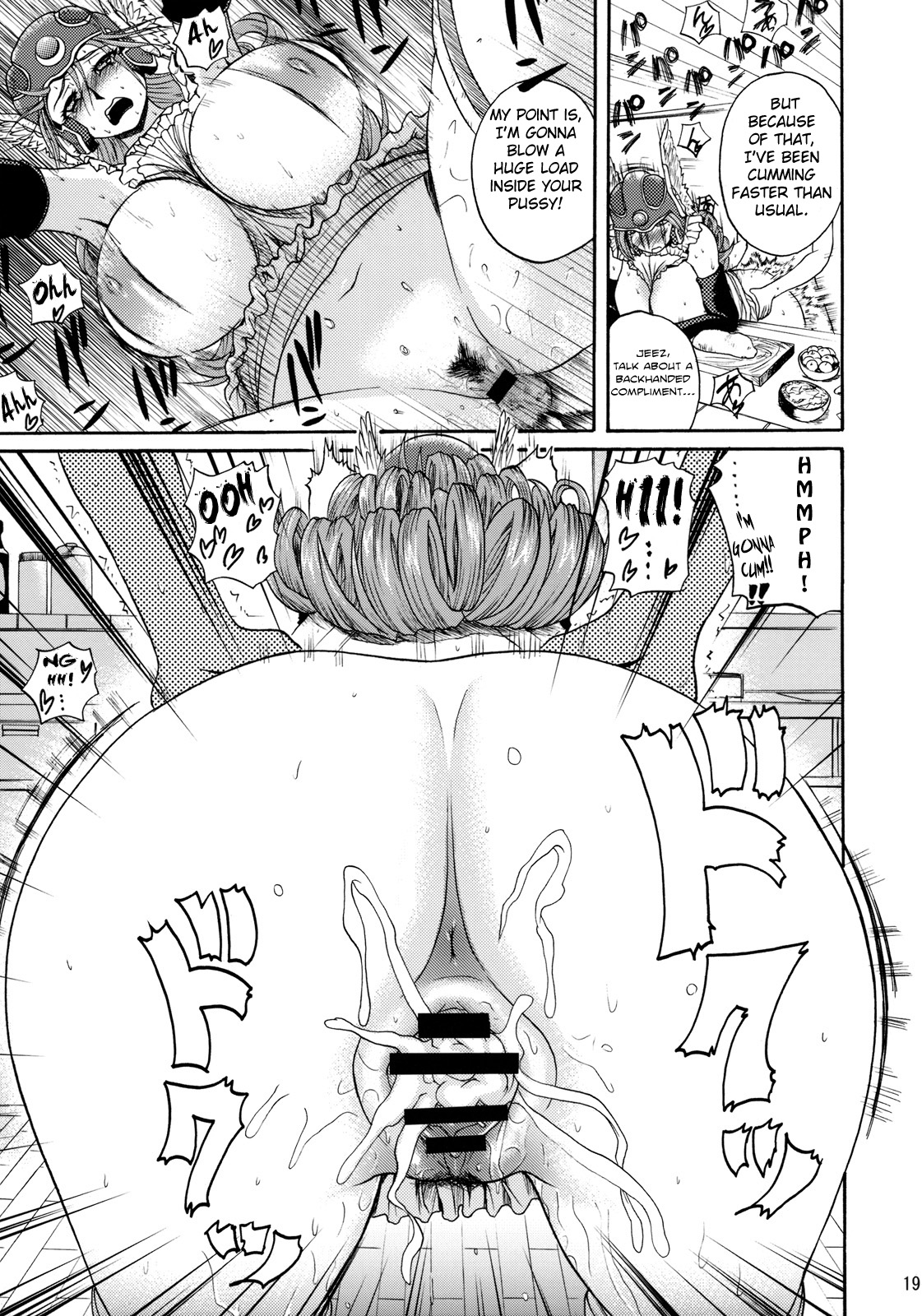 Magisches Mädchen mit riesigen Titten, bedeckt mit Sperma - Image 18