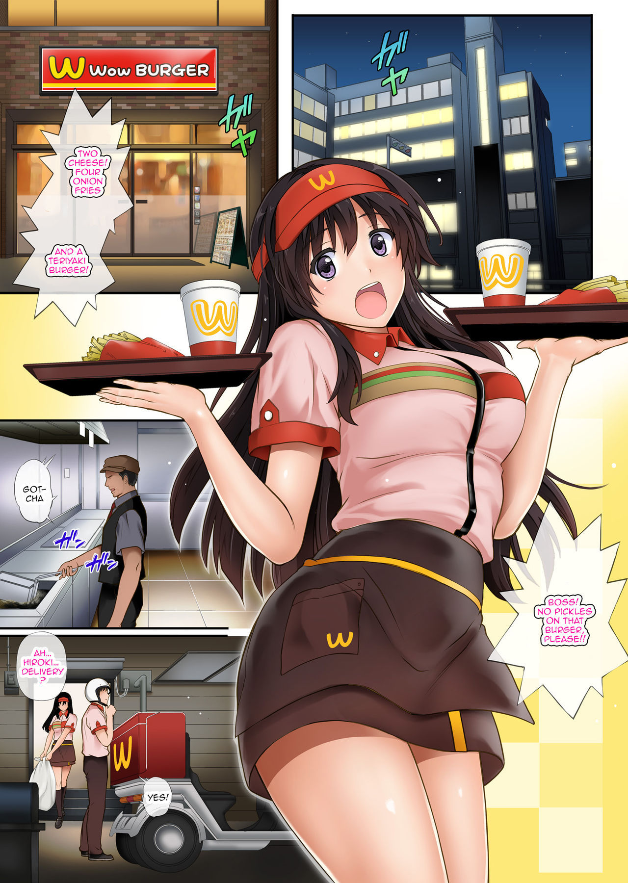 Fast-Food-Chef entjungfert Hentai-Freundin im NTR-Manga - Image 10