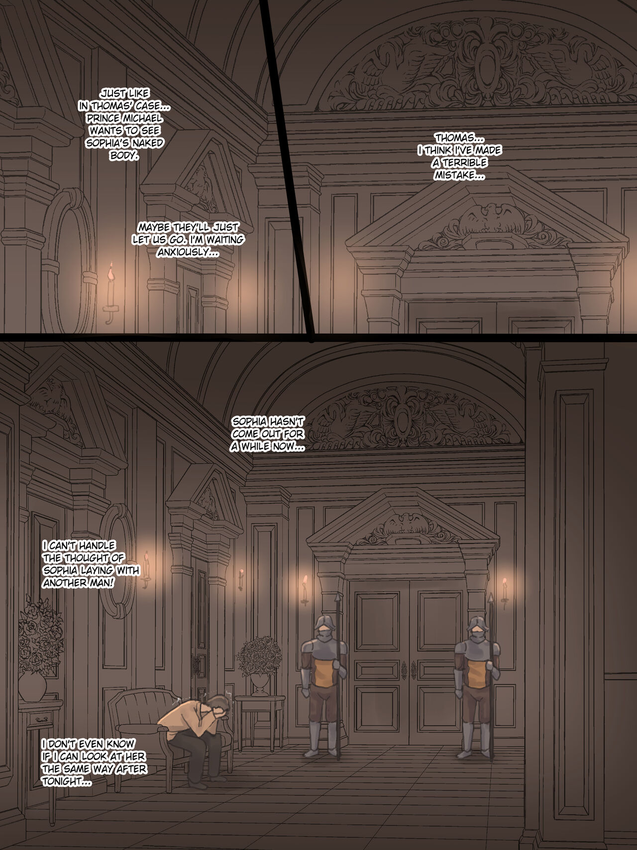 NTR-Prinz mit aderigem Schwanz fickt vollbusige verheiratete Zofe - Image 8