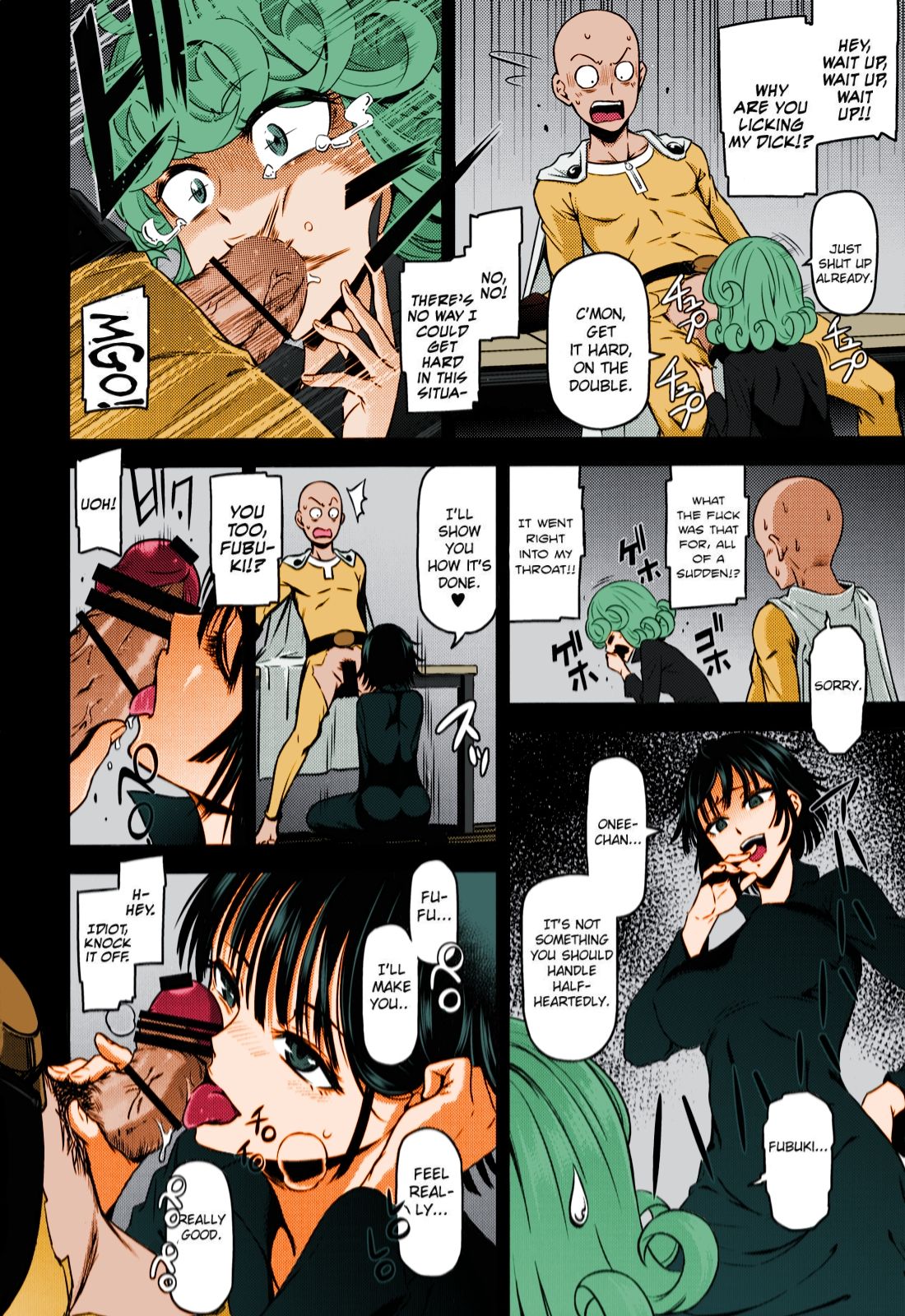 Серьёзный поршень Сайтамы дарит Татсумаки и Фубуки мощные оргазмы - Image 9