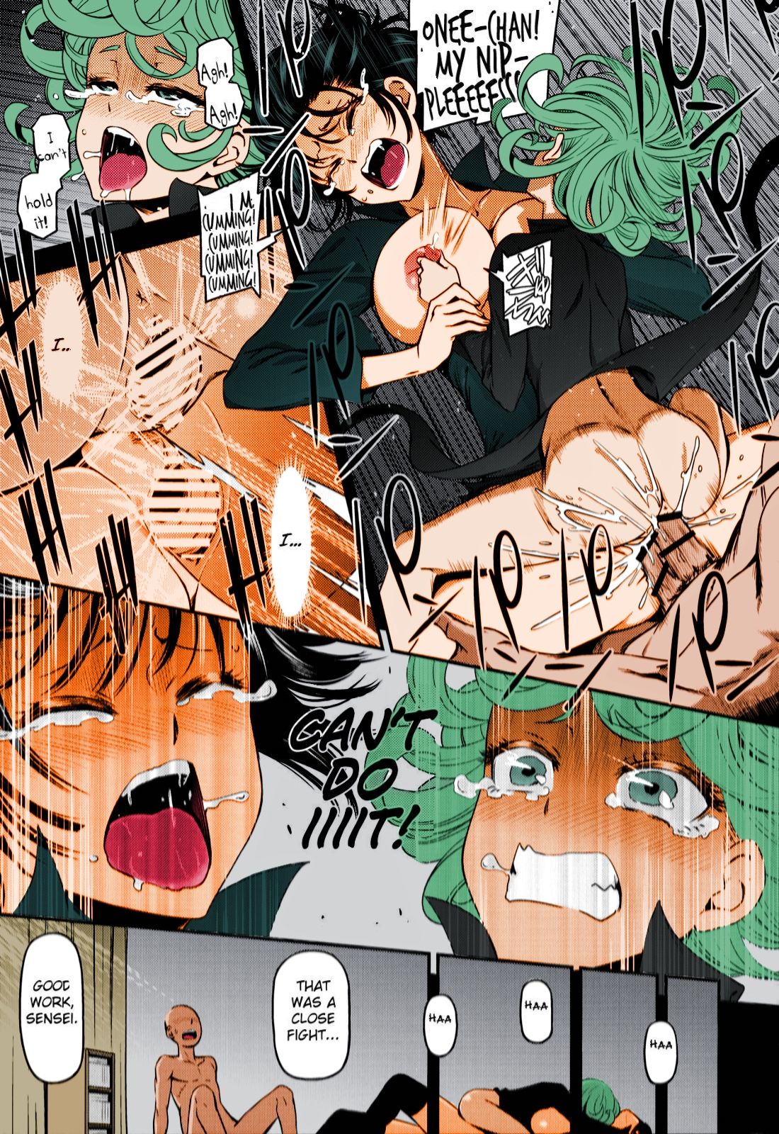 Серьёзный поршень Сайтамы дарит Татсумаки и Фубуки мощные оргазмы - Image 24