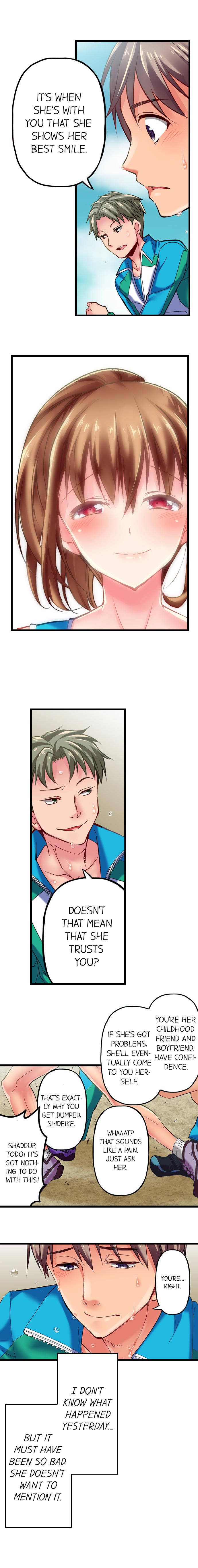 Beauté chaude trompe avec coach en scène de facial intense - Image 49