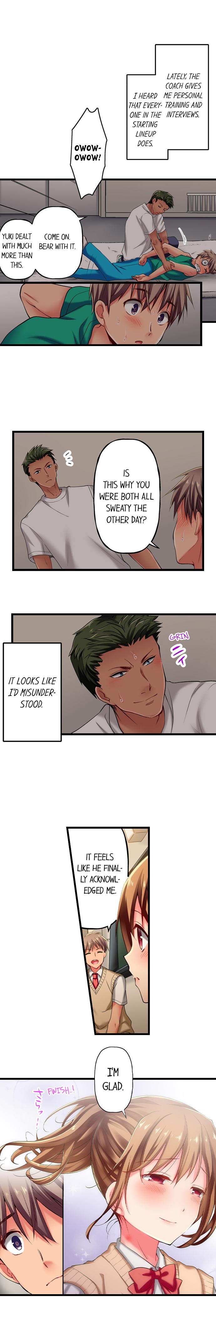 Beauté chaude trompe avec coach en scène de facial intense - Image 113