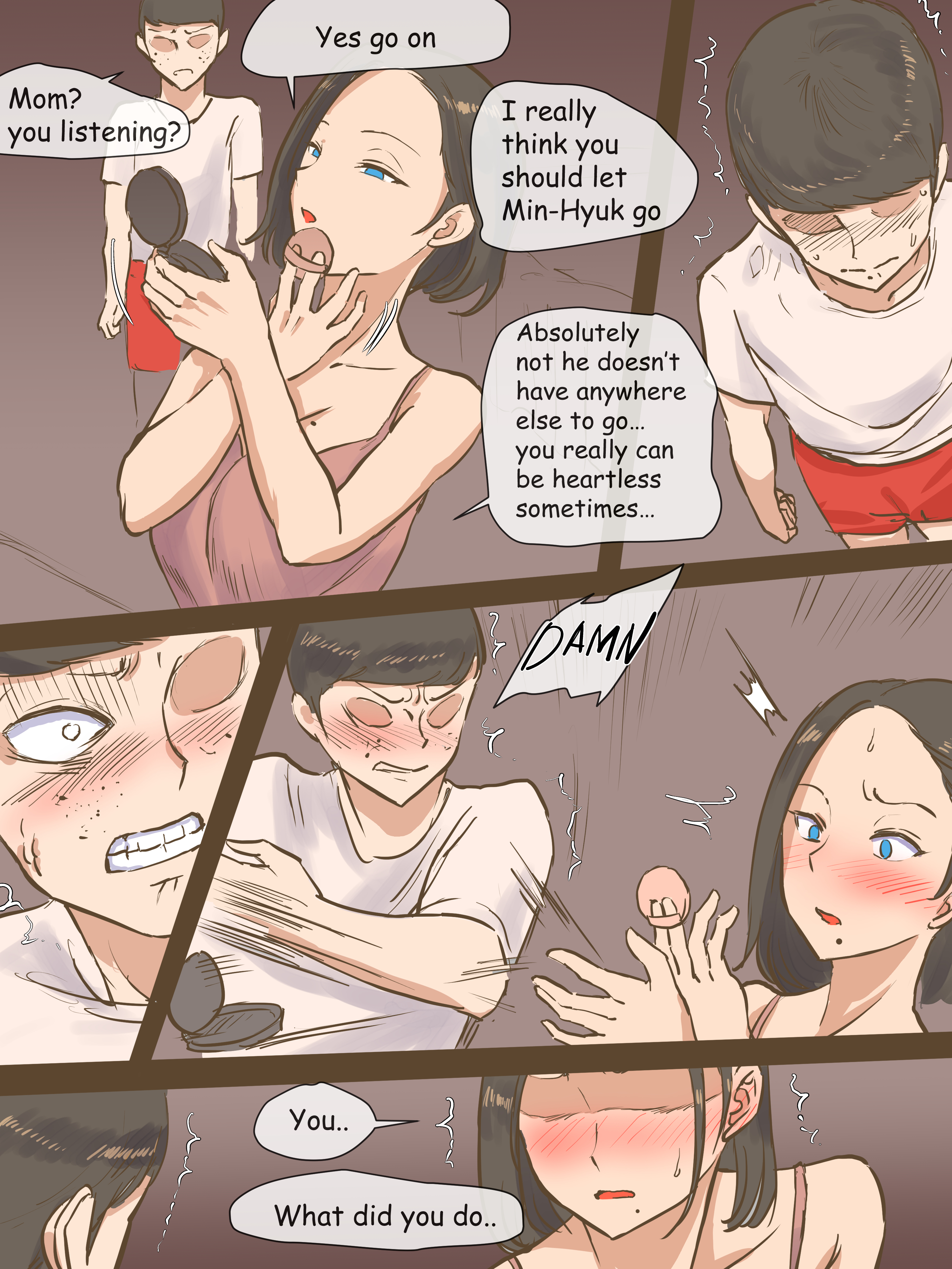 Ублюдок глубоко кончает в мать друга - Image 38