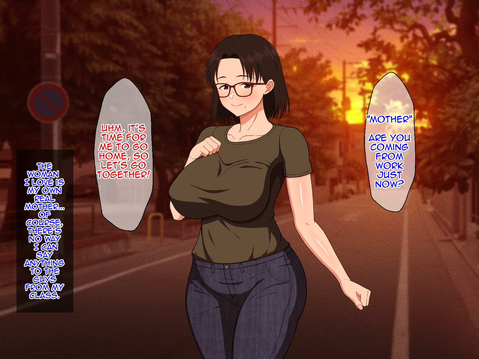 巨乳眼镜妈妈激情小房间性爱 - Image 4