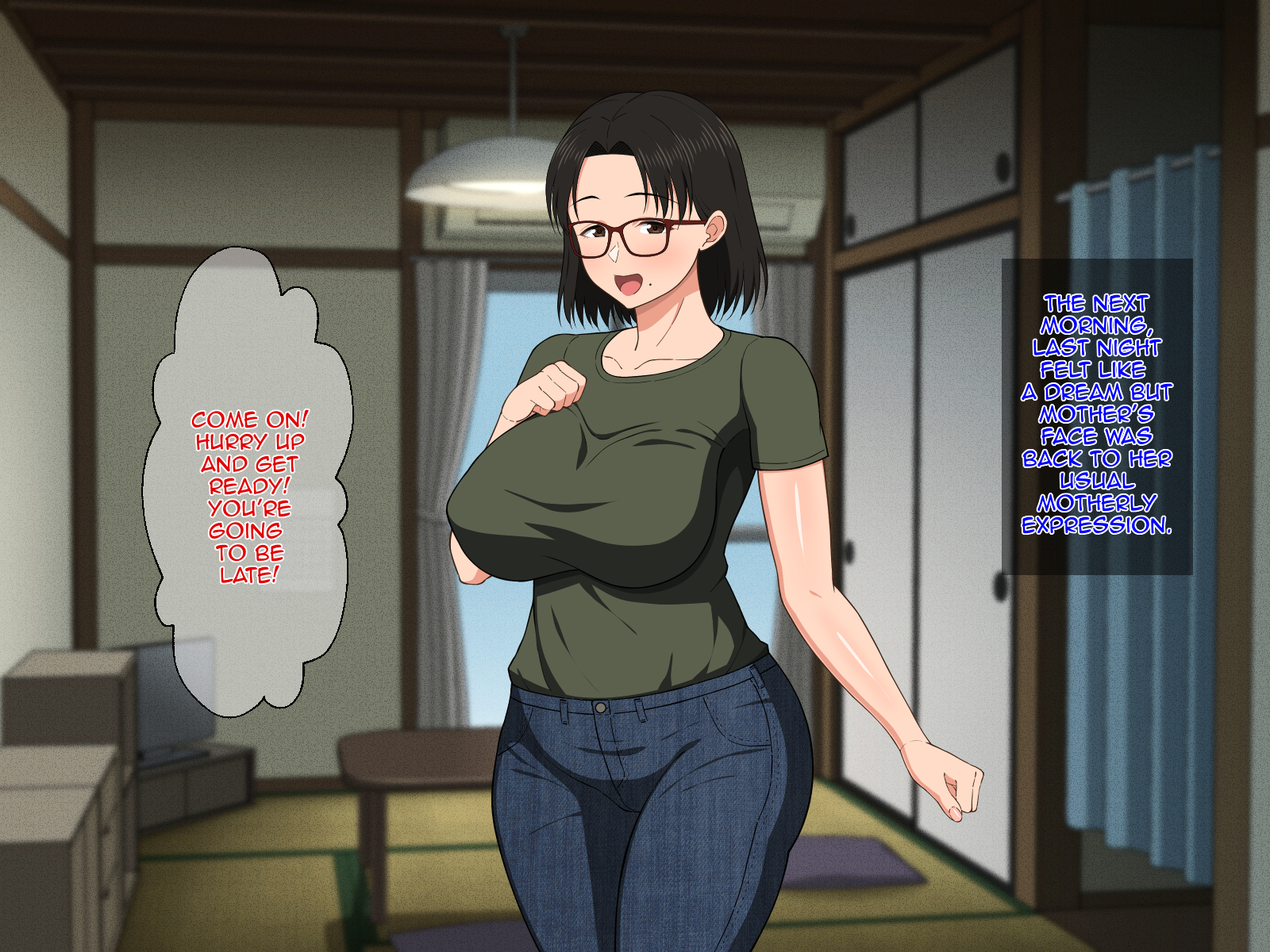 巨乳眼镜妈妈激情小房间性爱 - Image 70