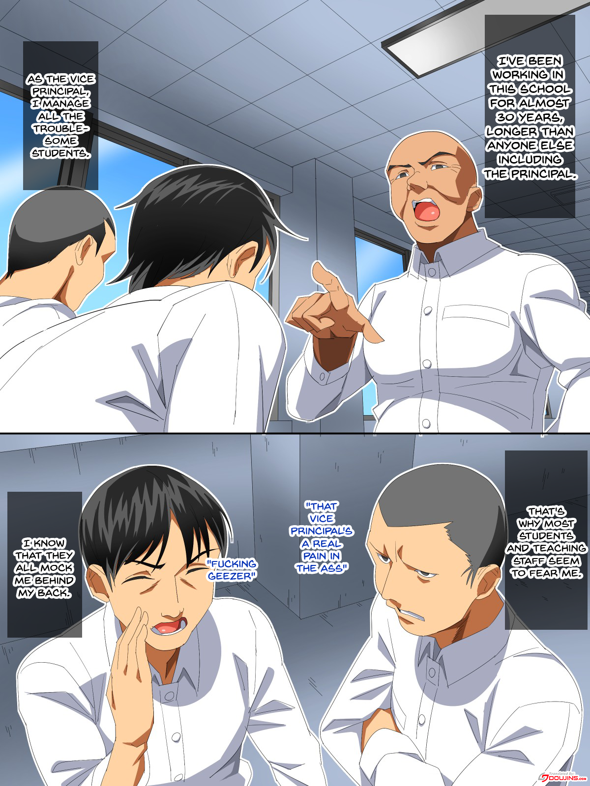 巨乳漫画：变态老师的奶牛装乳交 - Image 2