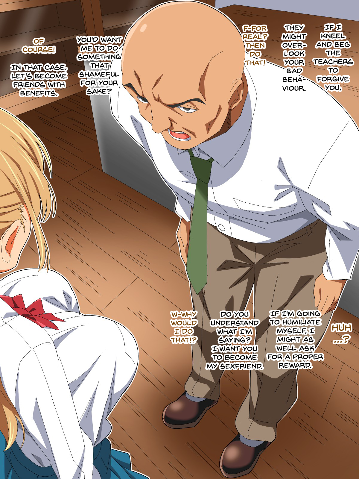 巨乳漫画：变态老师的奶牛装乳交 - Image 25