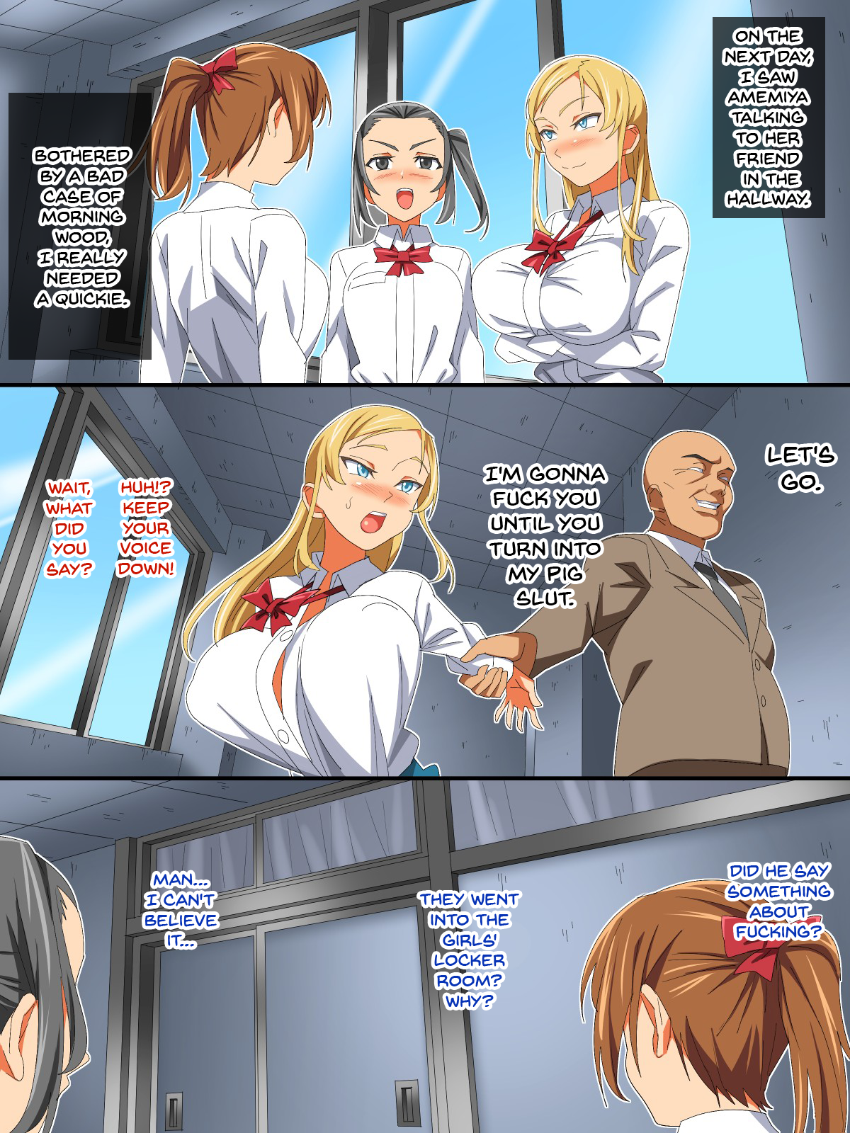 巨乳漫画：变态老师的奶牛装乳交 - Image 38