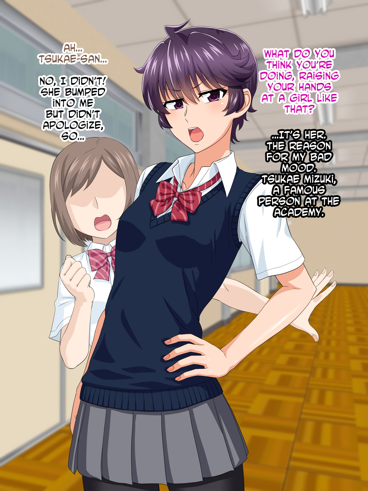 Petite adolescente en corset salle de classe sexe de nichon - Image 4