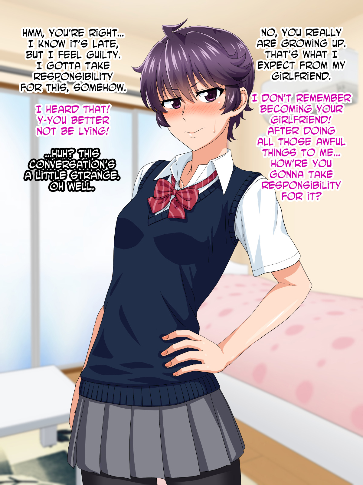 Petite adolescente en corset salle de classe sexe de nichon - Image 104