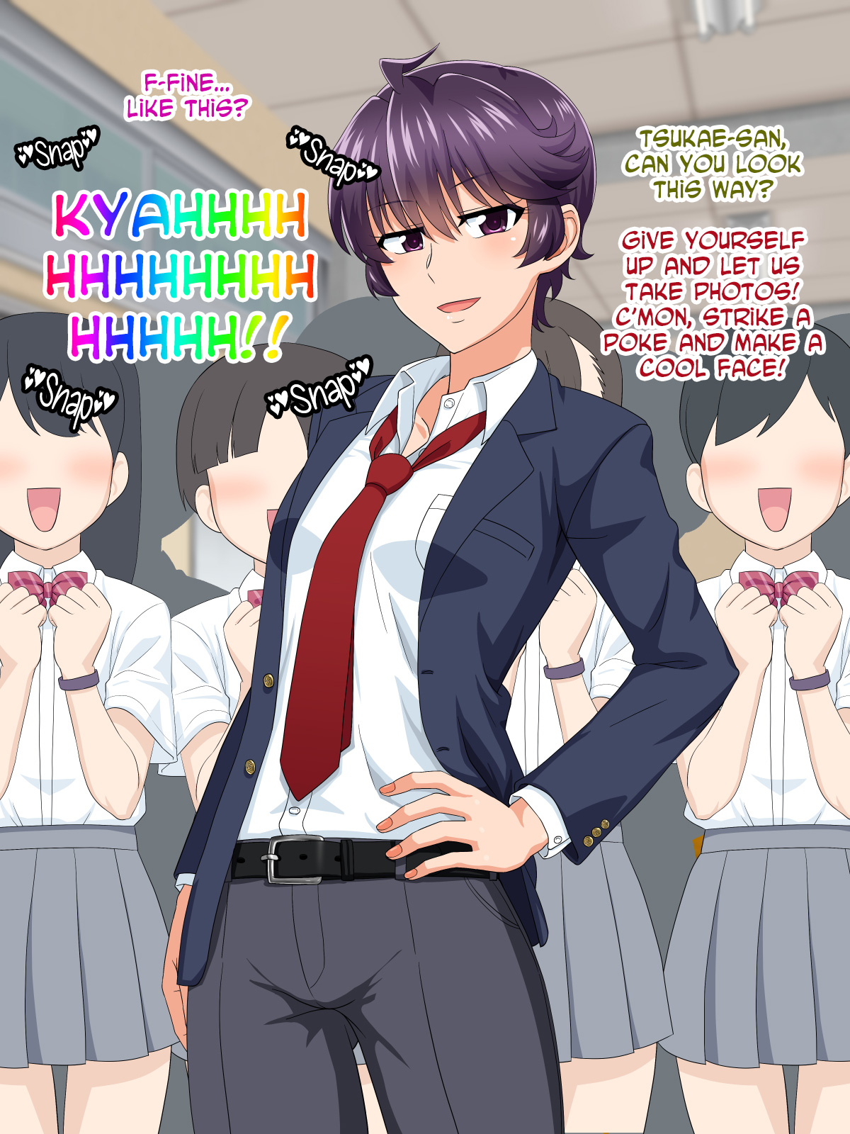 Petite adolescente en corset salle de classe sexe de nichon - Image 130