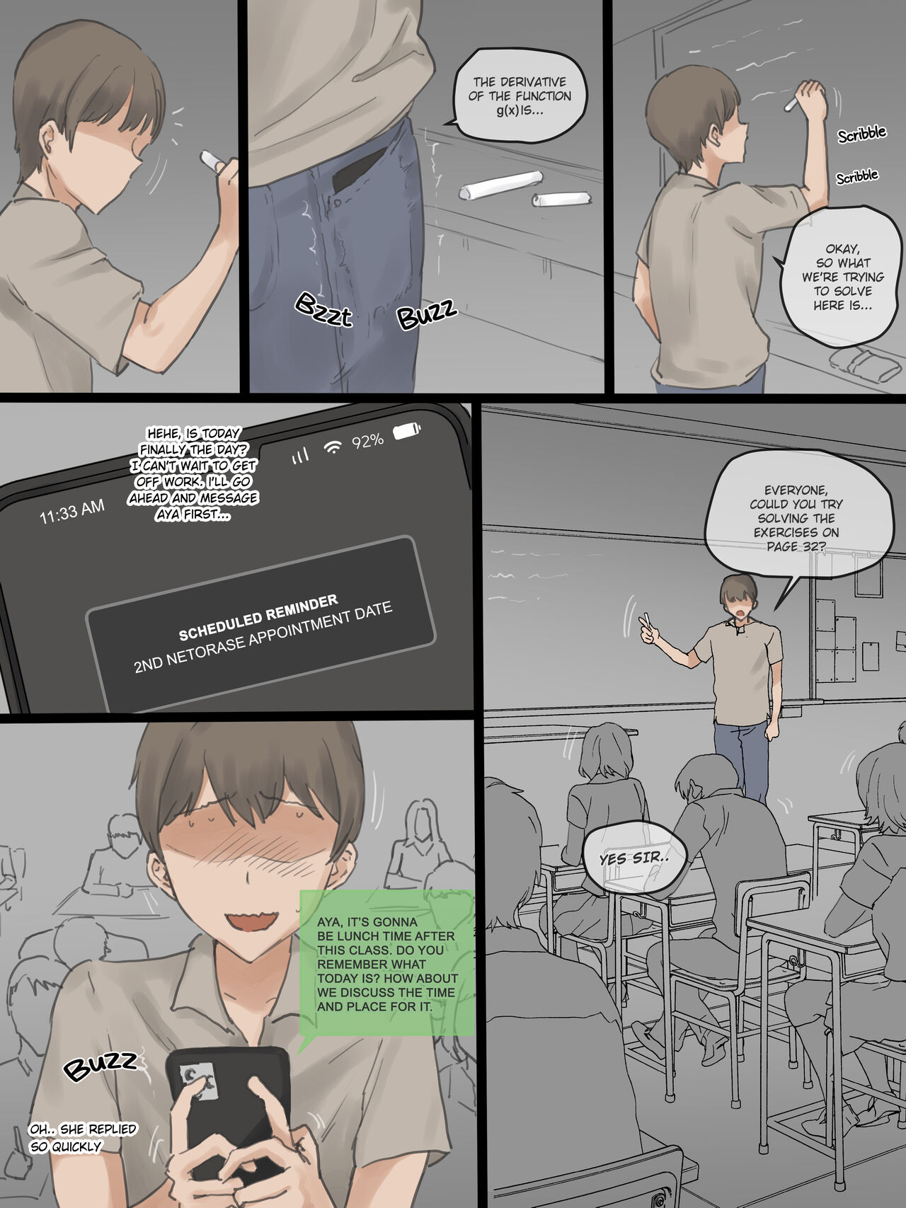 Hentai-NTR-Frau reitet schwarzen 28-cm-Schwanz des Trainers - Image 22