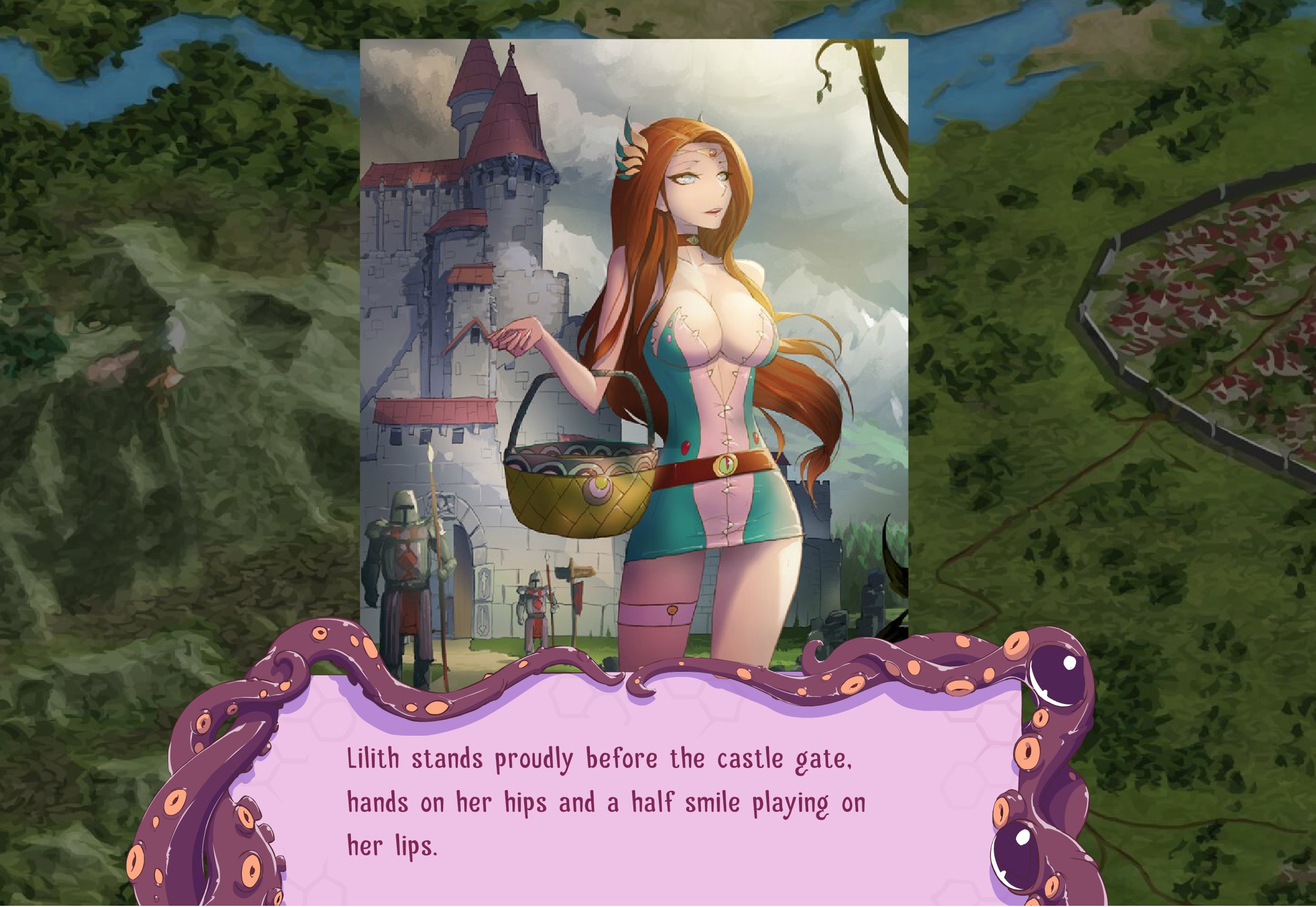 Монстр-слизь покрывает принцессу Лилит после тентакл-секса - Image 4