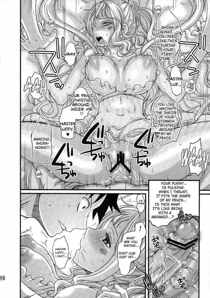 Luffy x Shirahoshi Hentai Mermaid Vanilla - Image 17